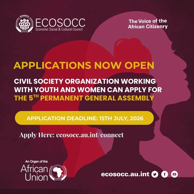 [External opportunities: Representation] Applications Now Open for the ECOSOCC 5th Permanent General Assembly