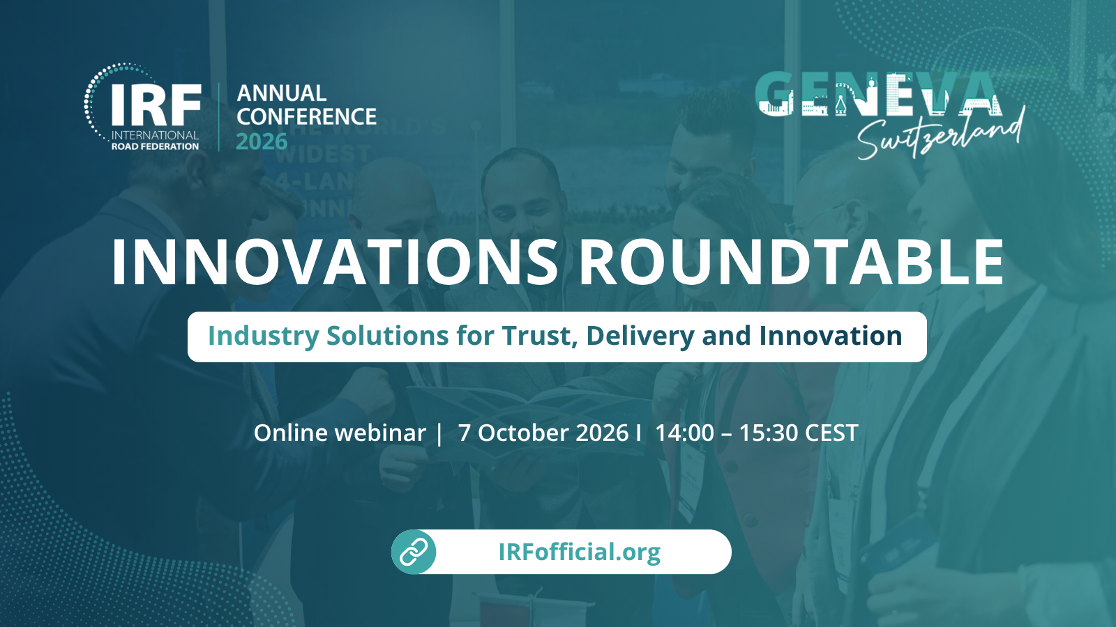 [External Opportunities: Webinar] IRF Innovations Roundtable: Industry Solutions for Trust, Delivery and Innovation