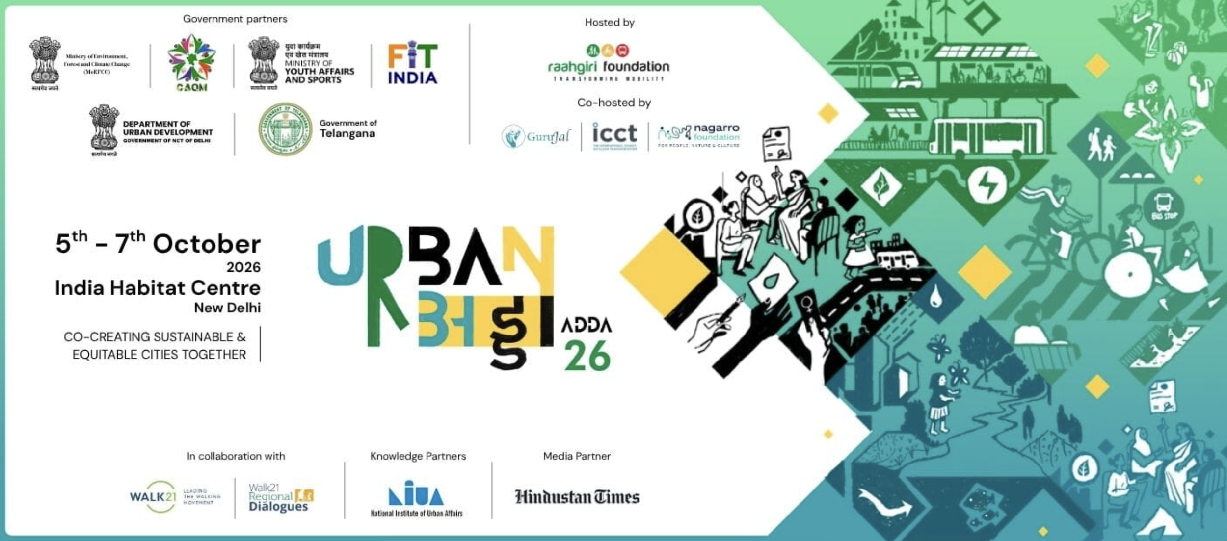 [External Opportunities: Conference] Urban Adda, in New Delhi, India
