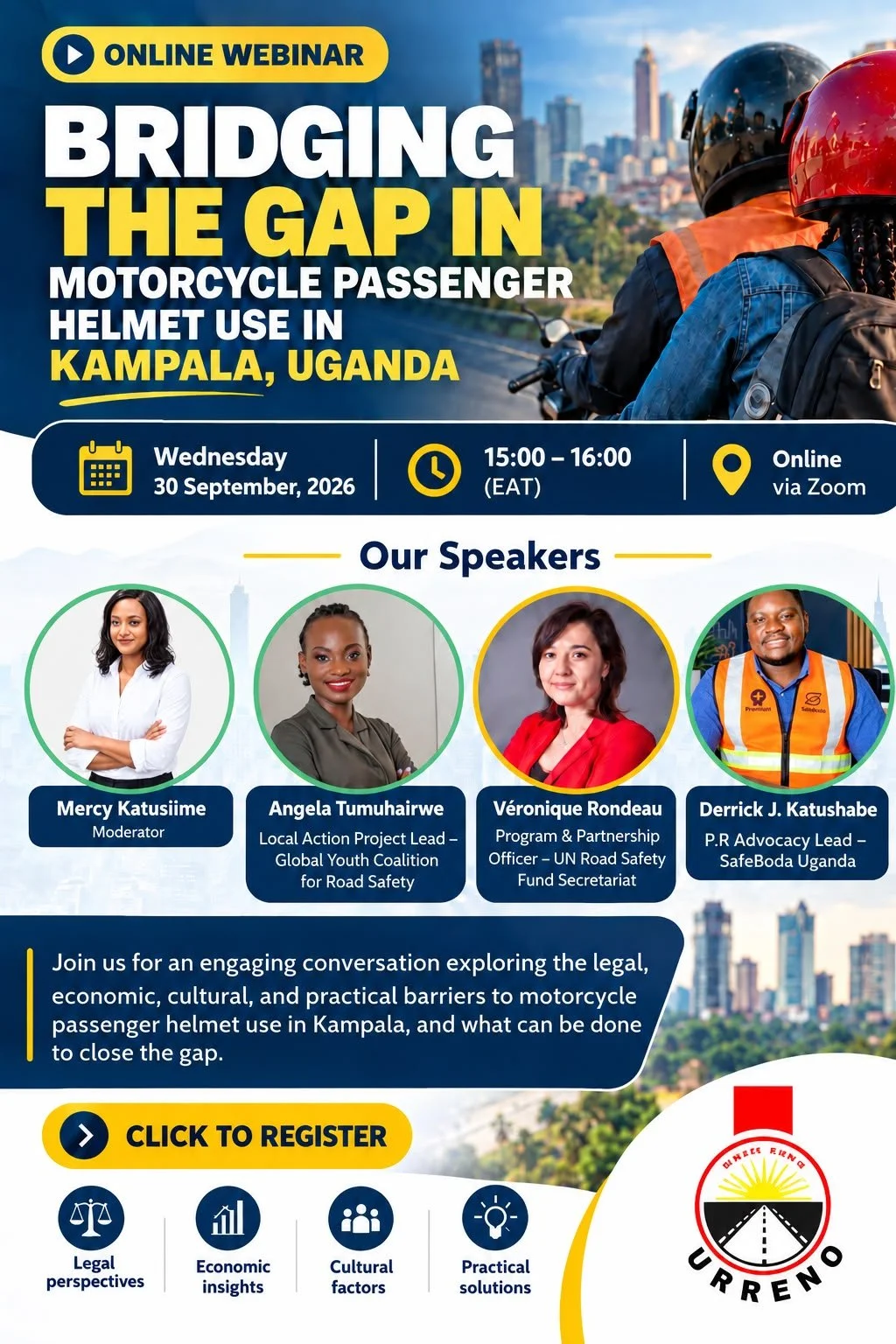 [External Opportunities: Webinar] Bridging the Gap in Motorcycle Helmet Use