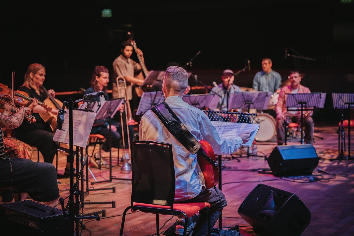 SYMPHONY HALL ✅🥳🎊 

Just over two weeks ago we took my large ensemble work 'Abstract Visions of a Foreign Land' to the Symphony Hall Stage 🥳 Thanks so much to everyone that came out and to @tonydudley.evans and @bmusic_ltd for hosting us - we had 