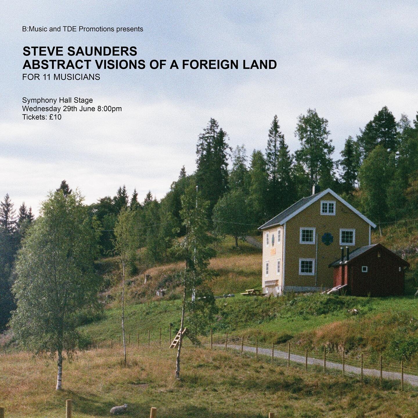 One week today until 'Abstract Visions of a Foreign Land' hits the Symphony Hall Stage! Tickets available in my bio 🎫

Thrilled to be presenting my large ensemble project at such a presitigous venue, thanks to @tonydudley.evans and @bmusic_ltd. The 