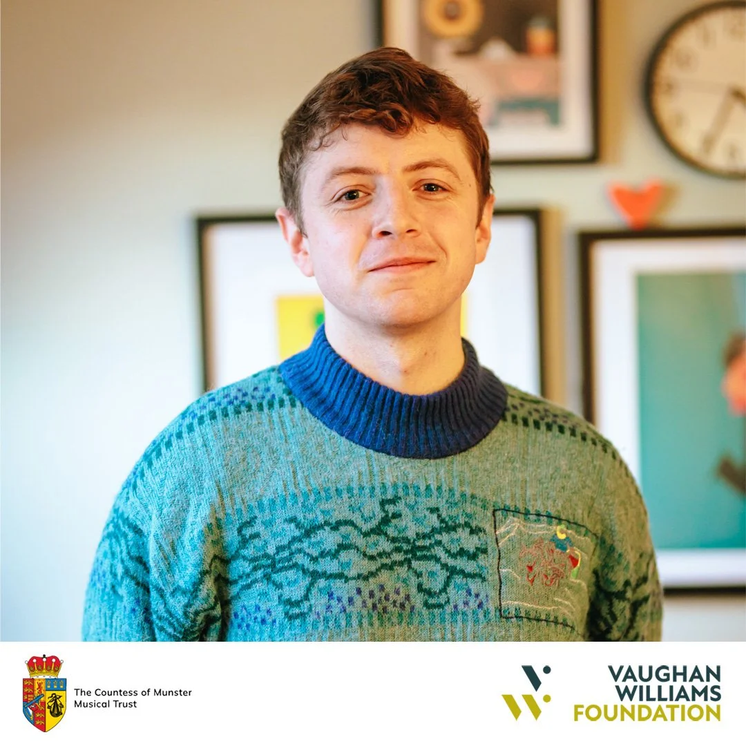 Honoured to be the recipient of a Vaughan Williams bursary and a study grant from the Countess of Munster Musical Trust, supporting my 2023-24 MA studies in Instrumental/Vocal Composition at @unibirmingham. Many thanks to both foundations and UoB for