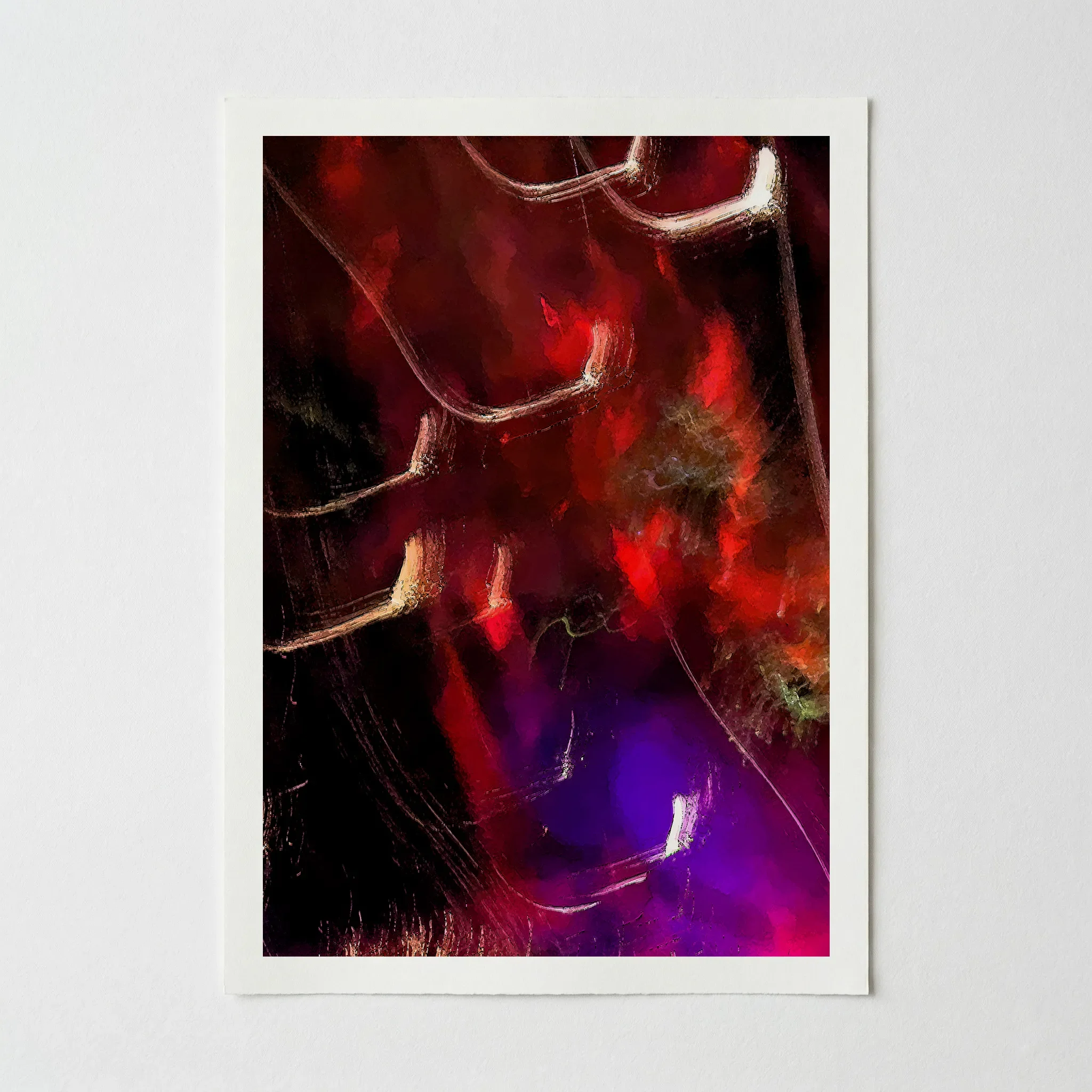 Dimension and Future – Abstract Fine Art Print