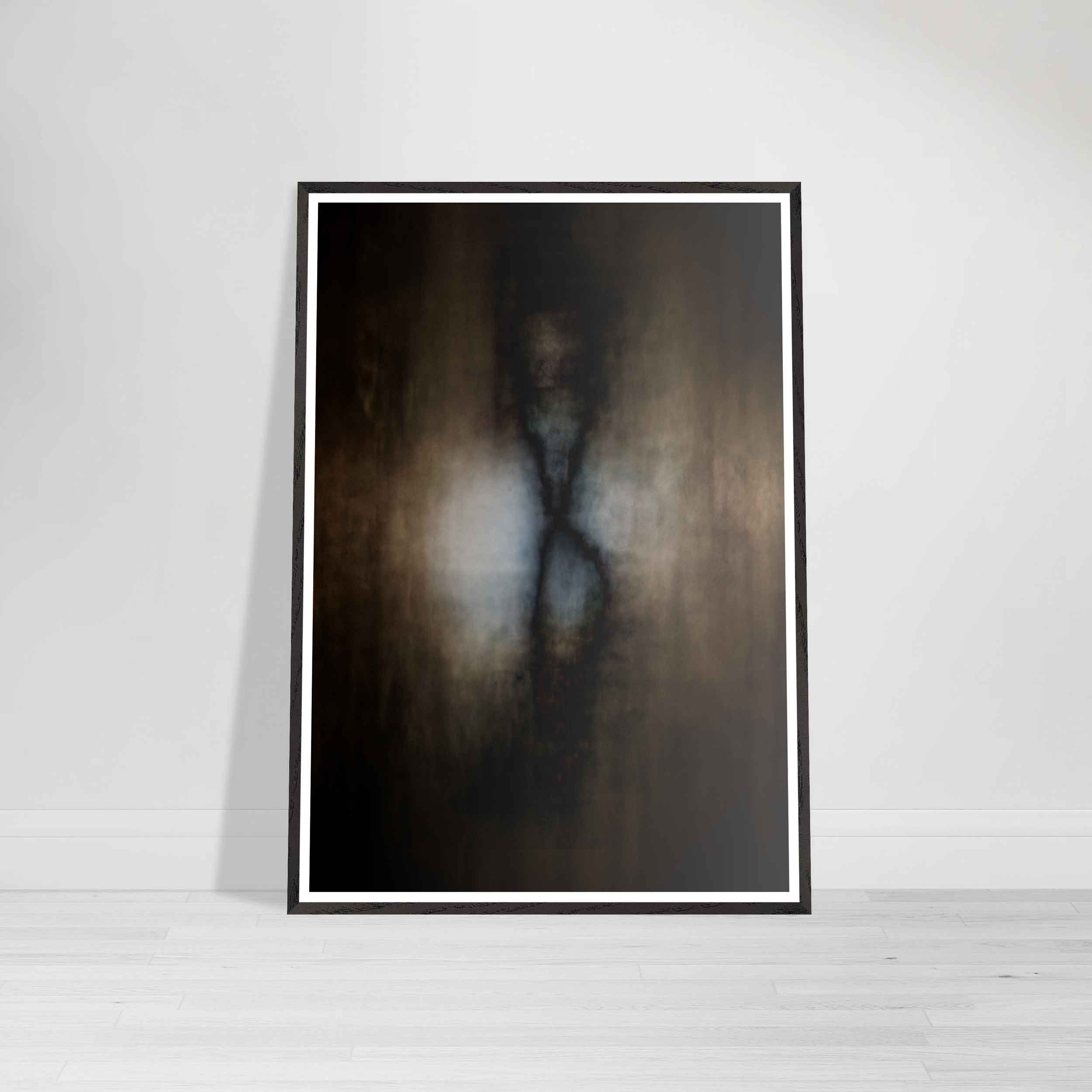 Butterfly fine art print – luminous spiritual artwork symbolising rebirth, transformation, and freedom through golden butterfly imagery
