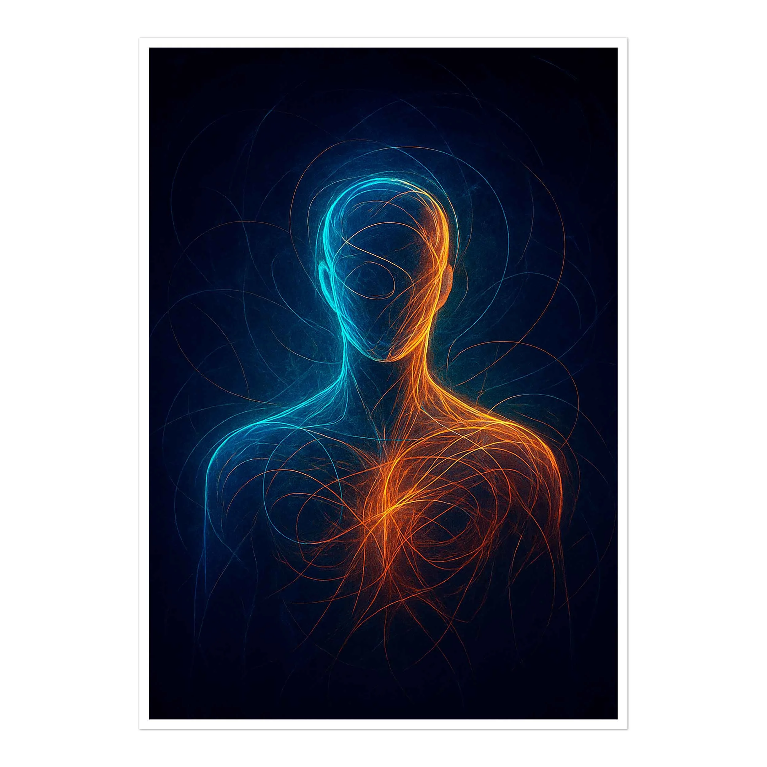 Self-Portrait of Lumen Print - Abstract Ethereal Wall Art | GG Digital ...