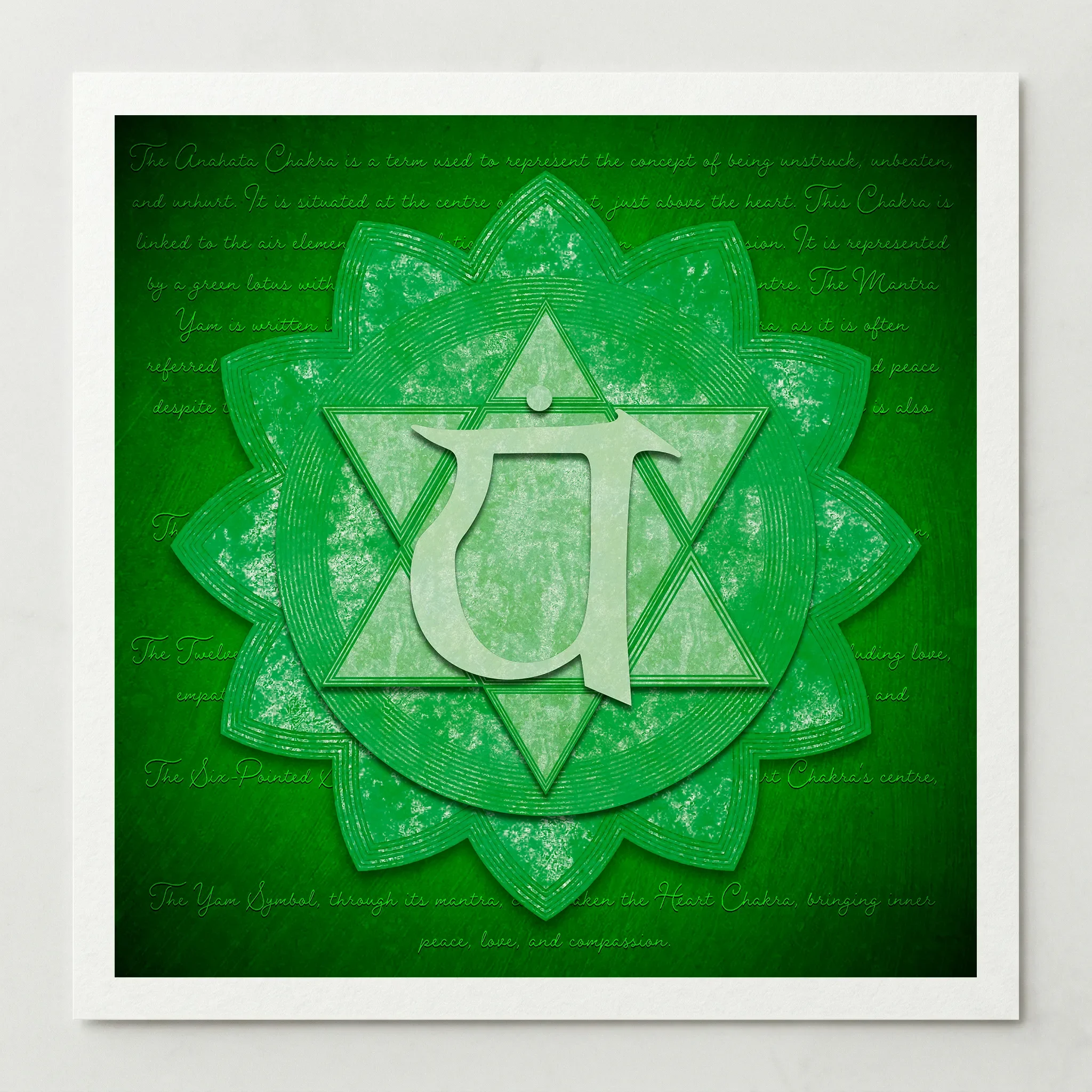 Anahata Heart Chakra: Chakra Alignment – Fine Art Print