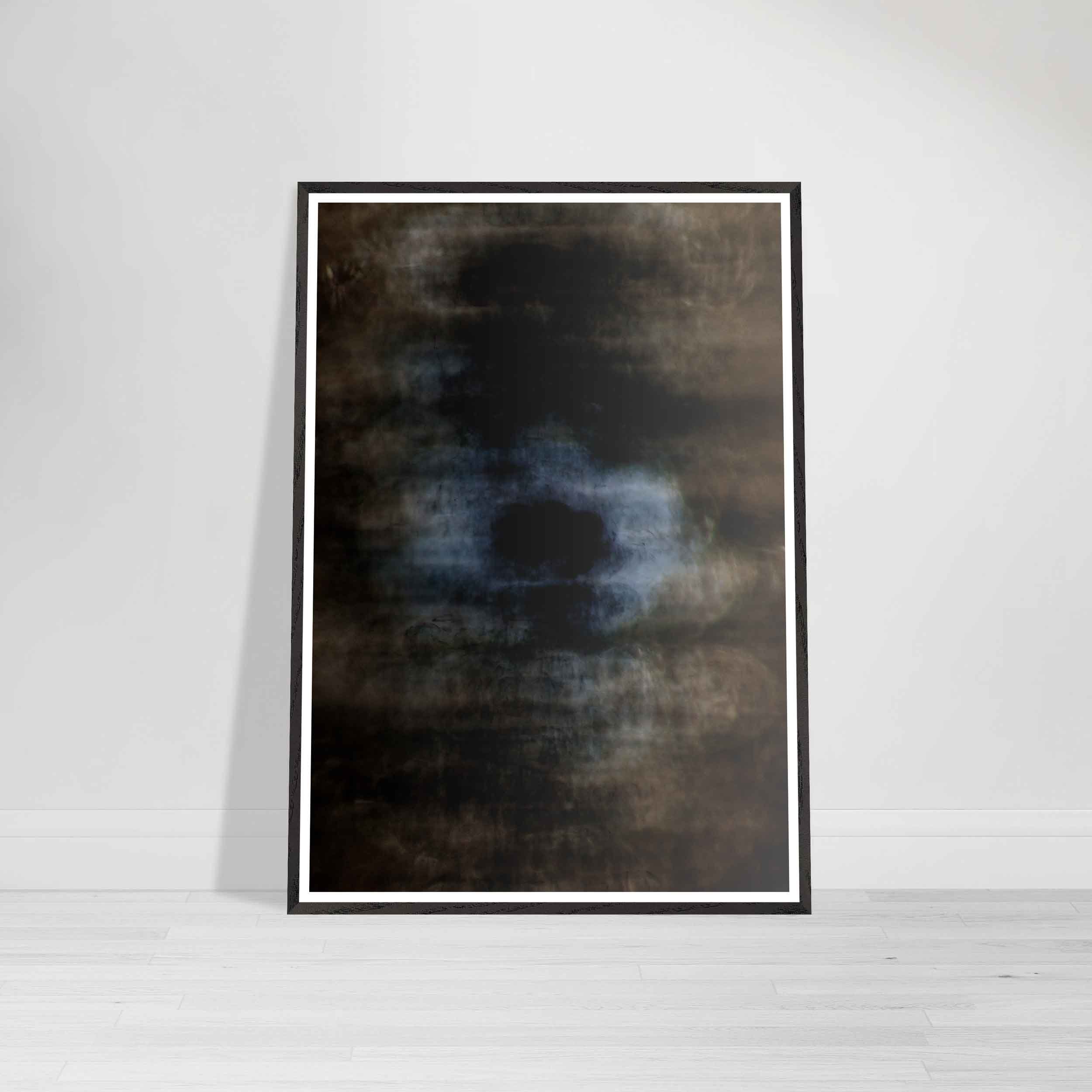 Rebirth fine art print – symbolic artwork with luminous symmetry representing soul emergence, spiritual transformation, and self-realisation