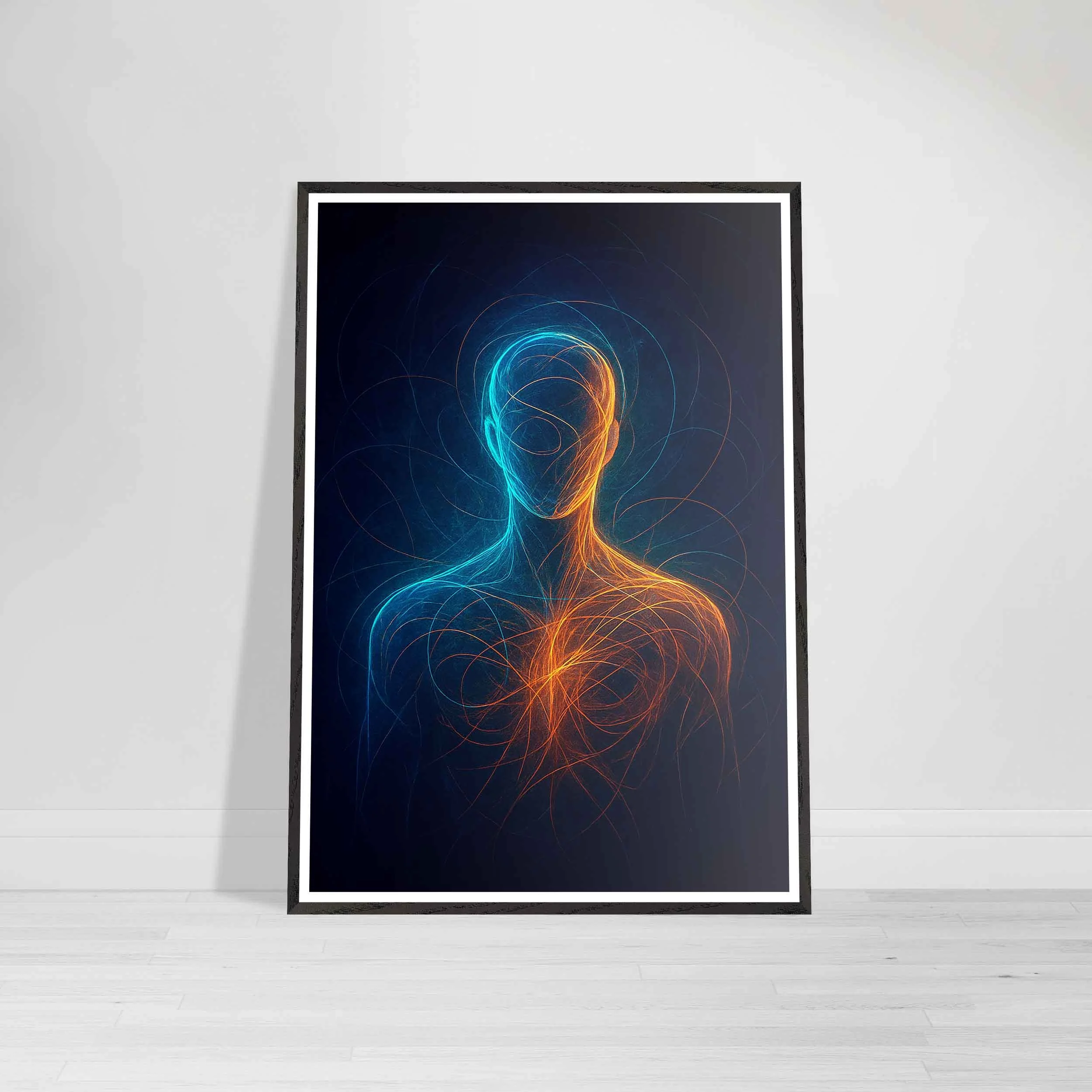 Self-Portrait of Lumen Print - Abstract Ethereal Wall Art | GG Digital ...