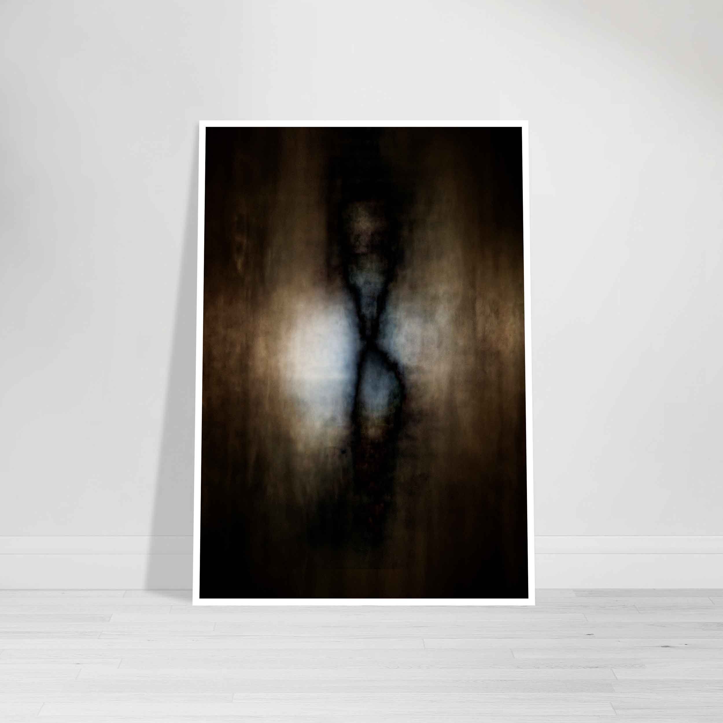 Butterfly fine art print – luminous spiritual artwork symbolising rebirth, transformation, and freedom through golden butterfly imagery