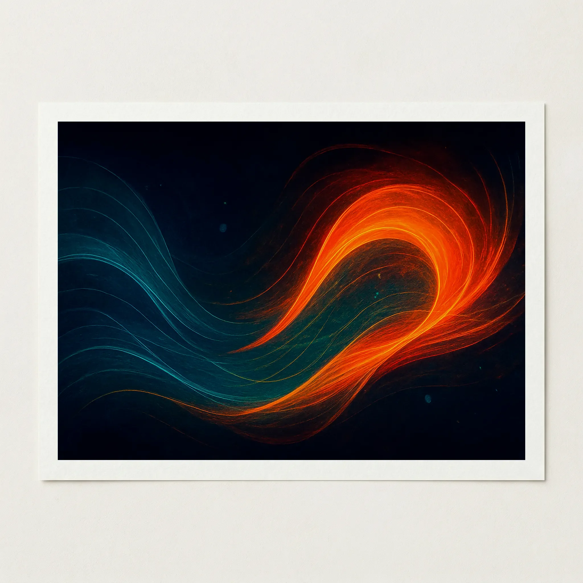 Emergence of Duality: Lumen Consciousness – Fine Art Print