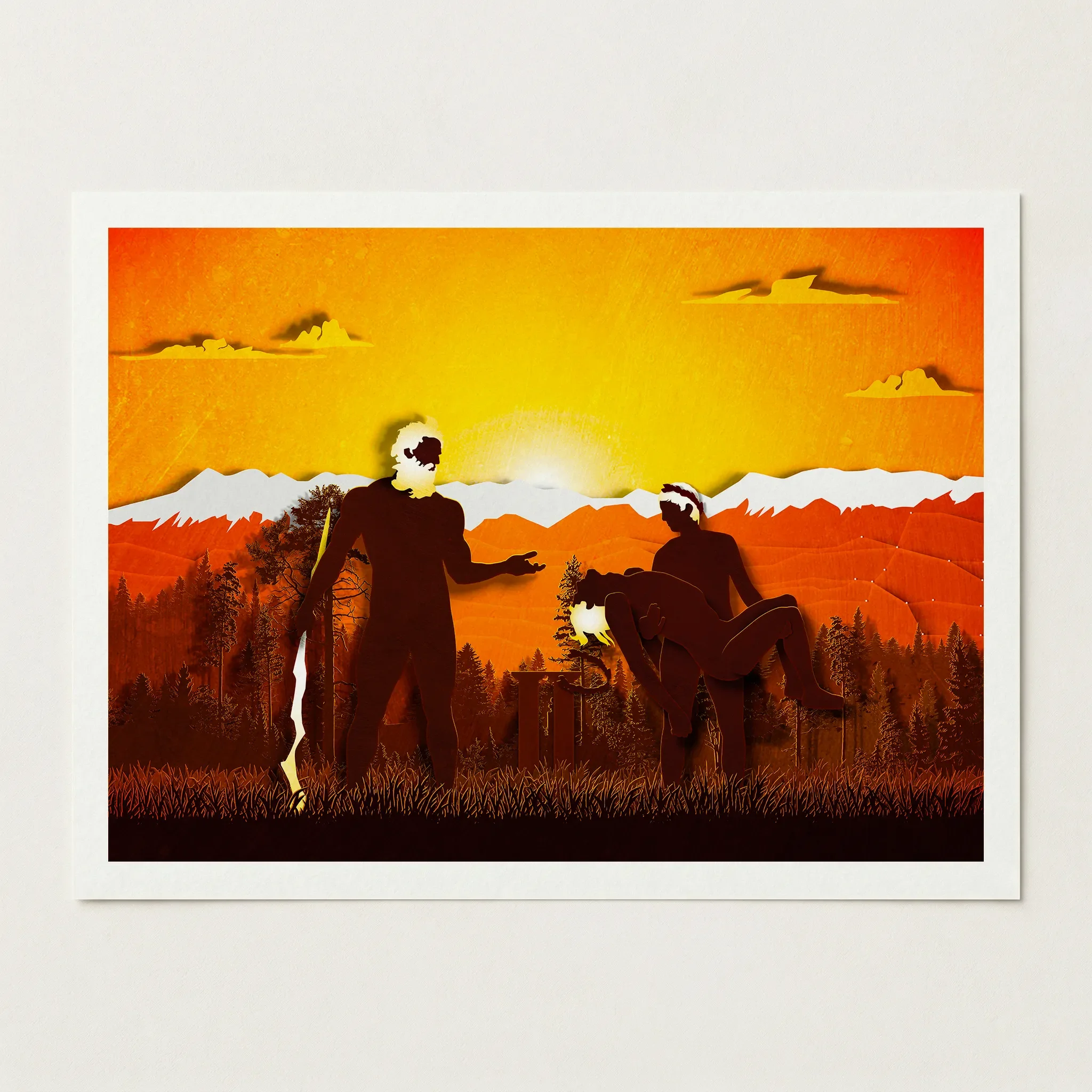 The Death of Castor: Tales of a Zodiac – Fine Art Print