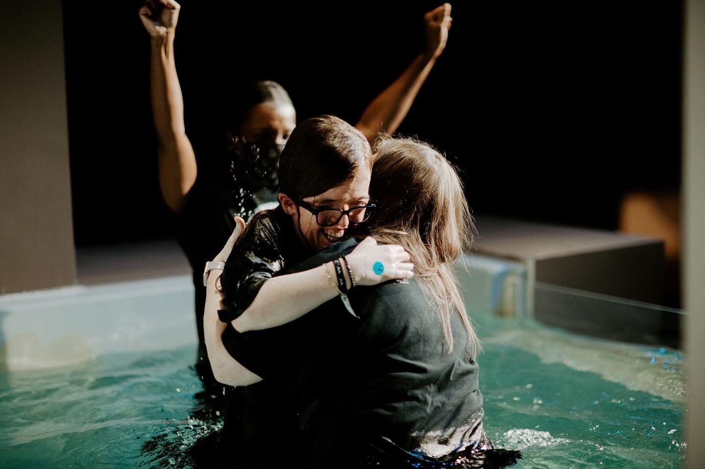 ABOUT 👏🏿 LAST 👏🏼 NIGHT 👏🏾

We celebrated Morgan and Gracie as they professed their faith in Jesus through baptism.

We got to sing and dance together. 🥳

We got to cheer on someone as they put their faith in Jesus.

And, as always, we had a bl