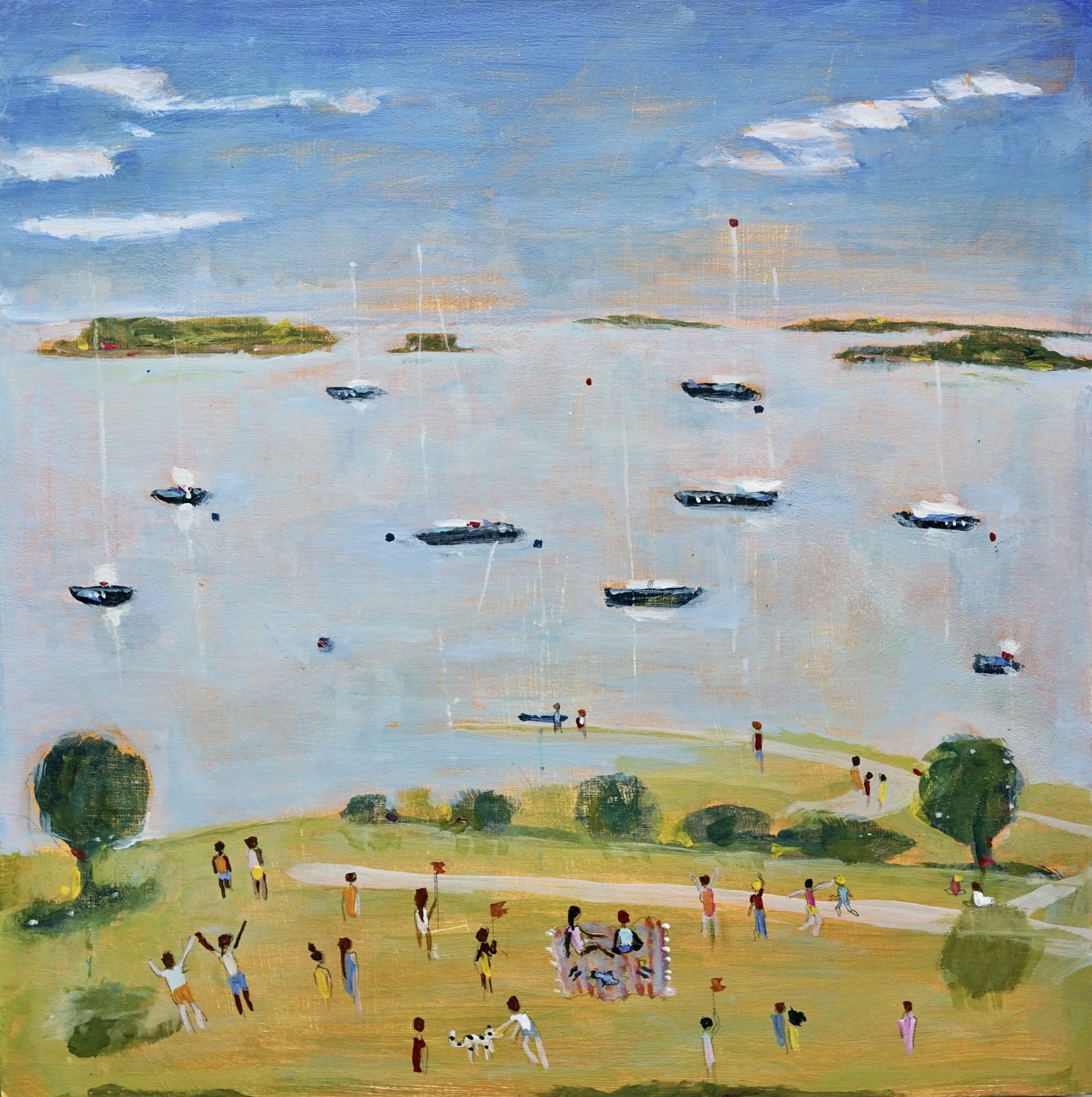 Casco Bay Welcome by Lisa DiFranza
