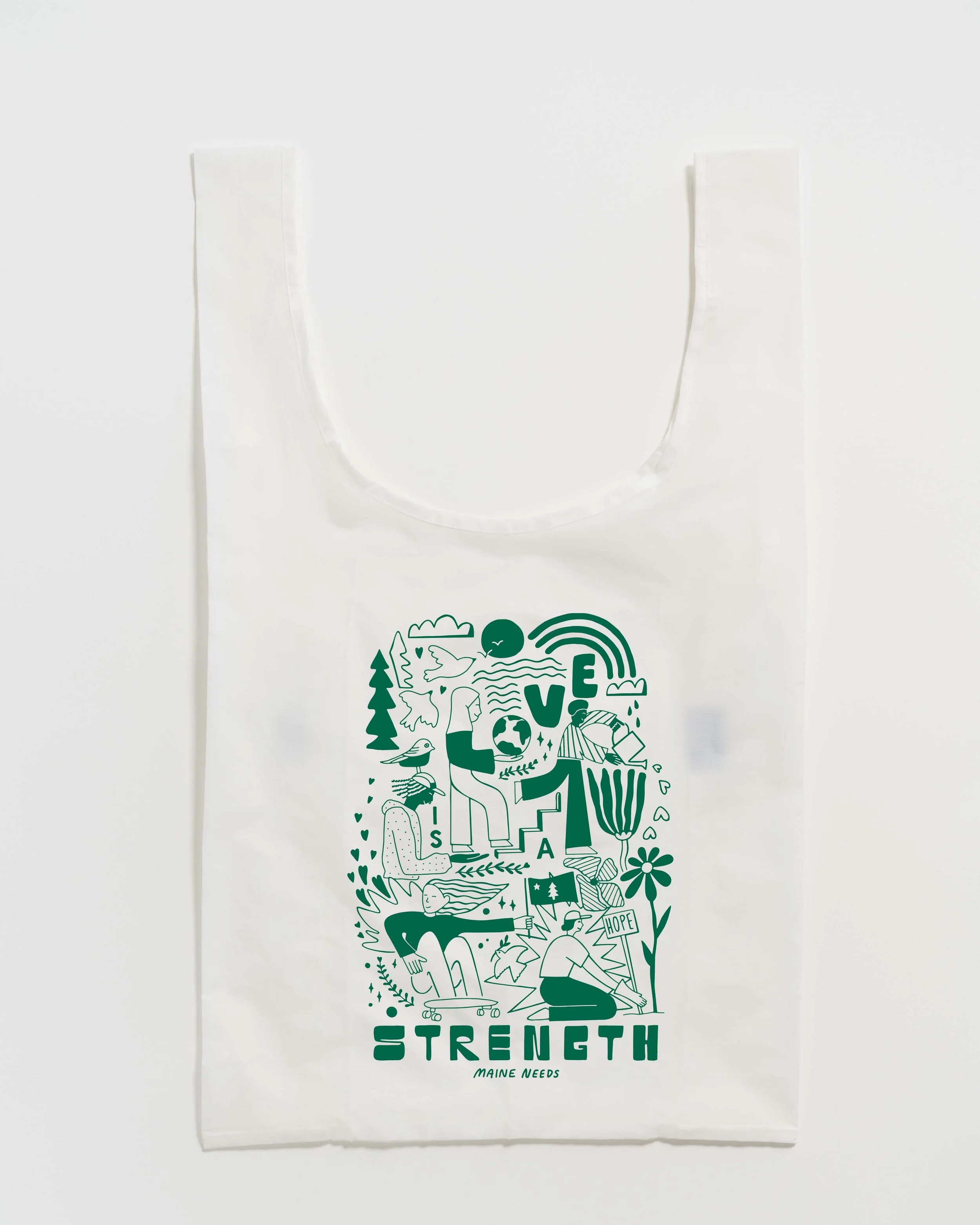 Custom BAGGU (white)