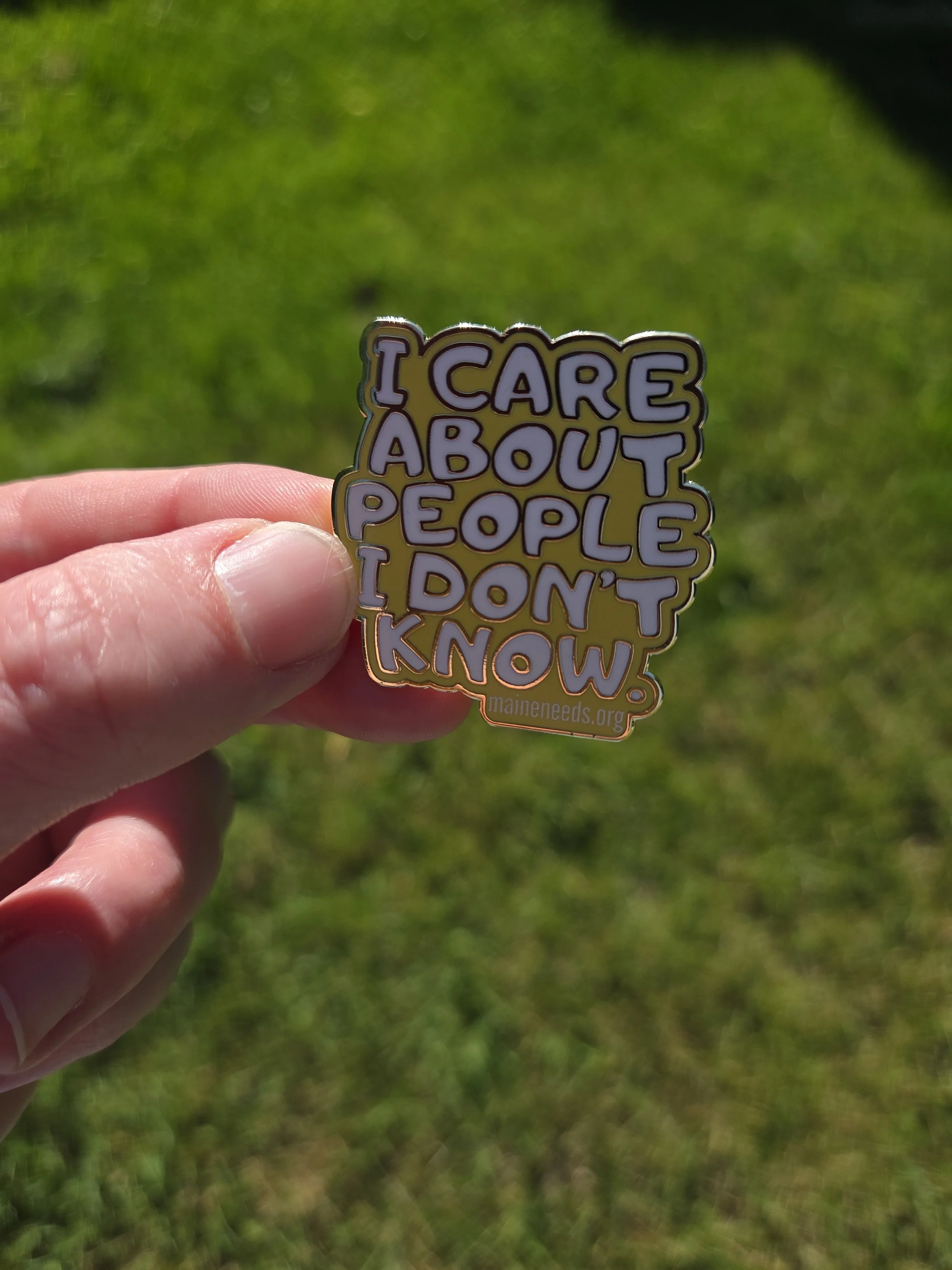 I Care enamel pin (PREORDER)