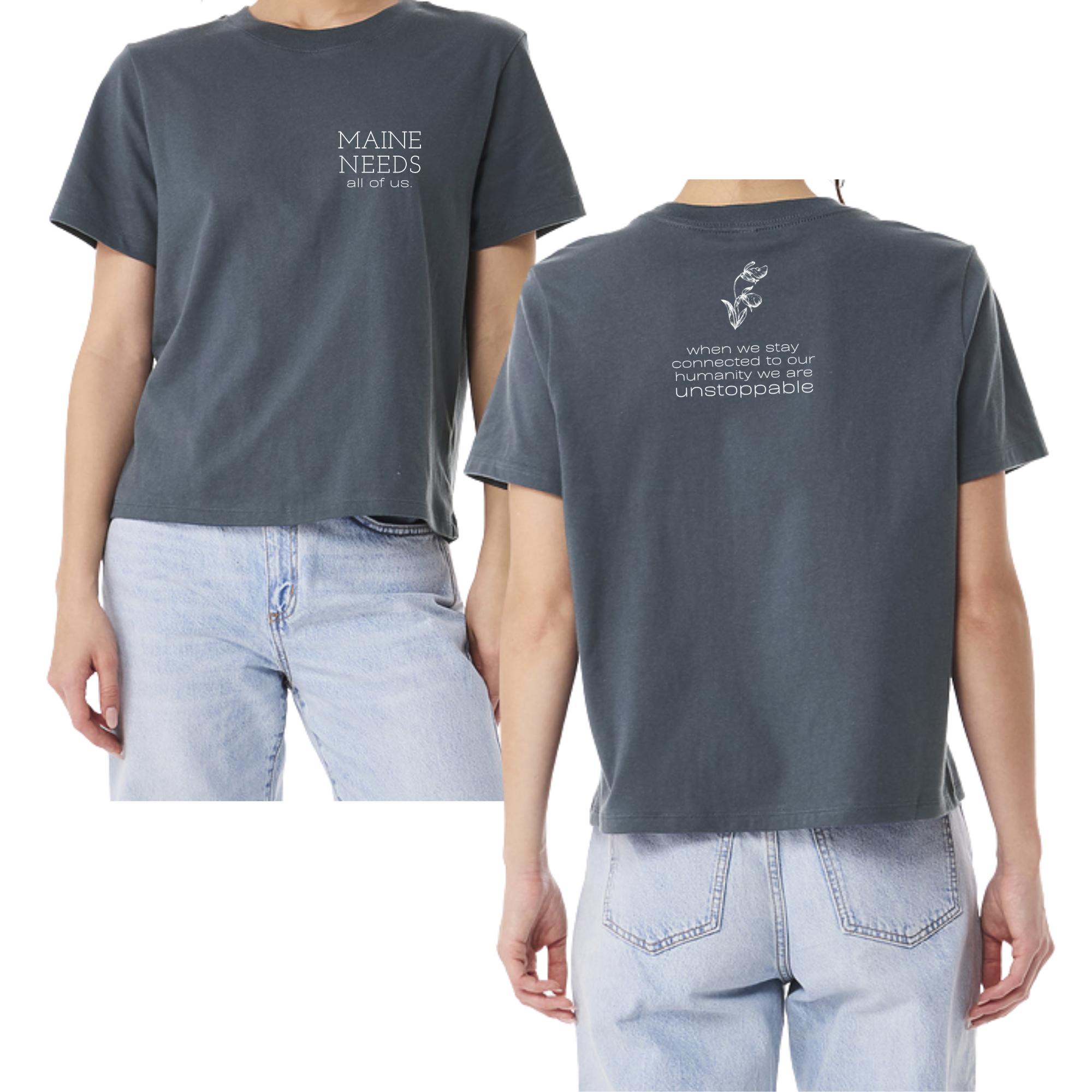 Unstoppable tee - vintage navy