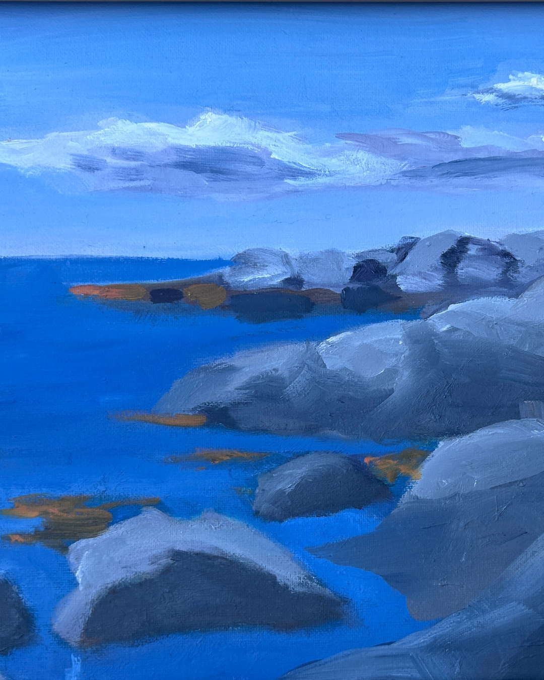 Calm on Monhegan by Sally Paterson