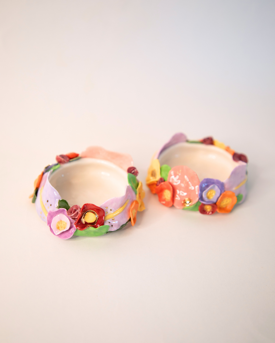 Flower Tealight Holders (2) by Chelsea Diehl