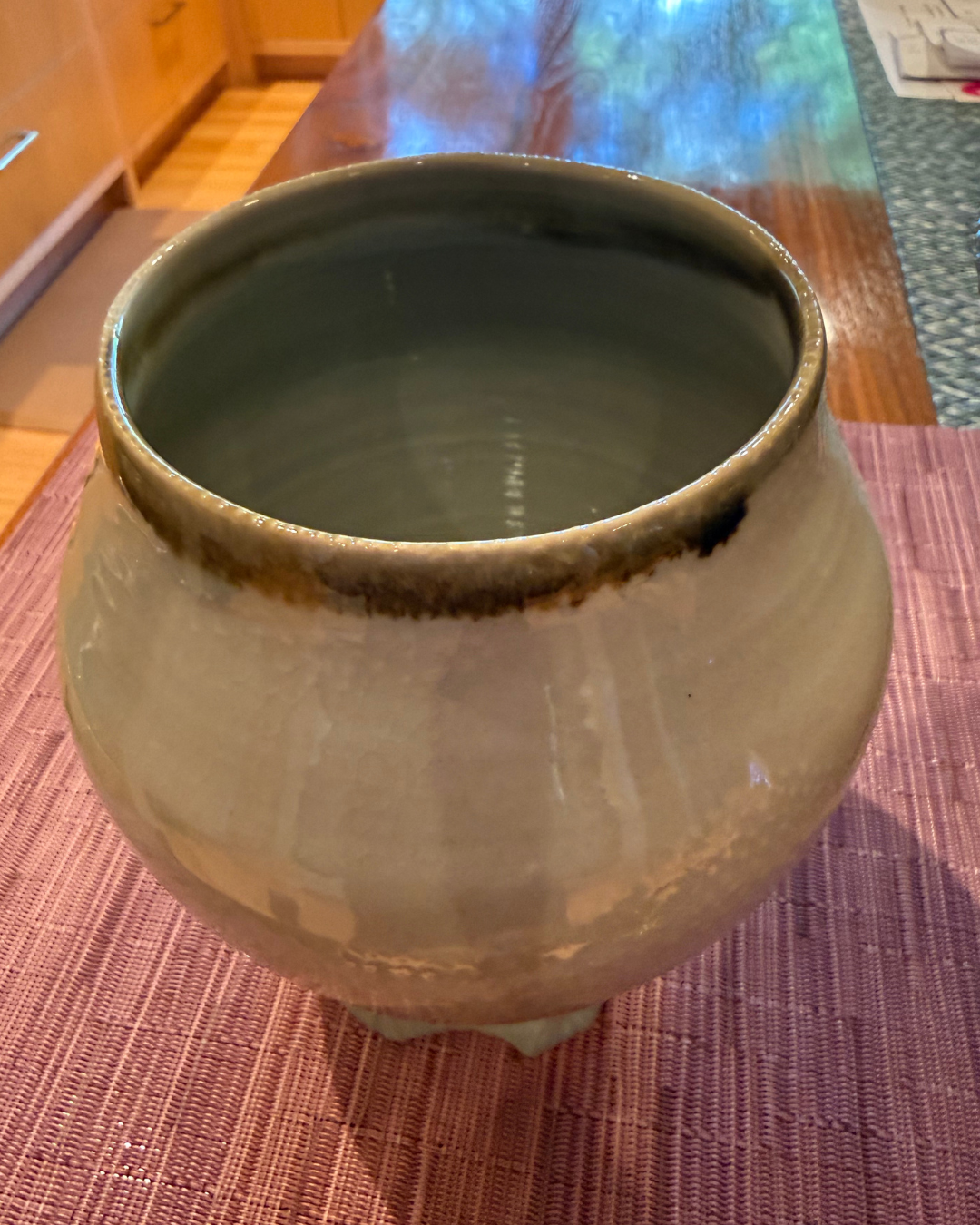 A collection of handmade pottery by Linda Christen