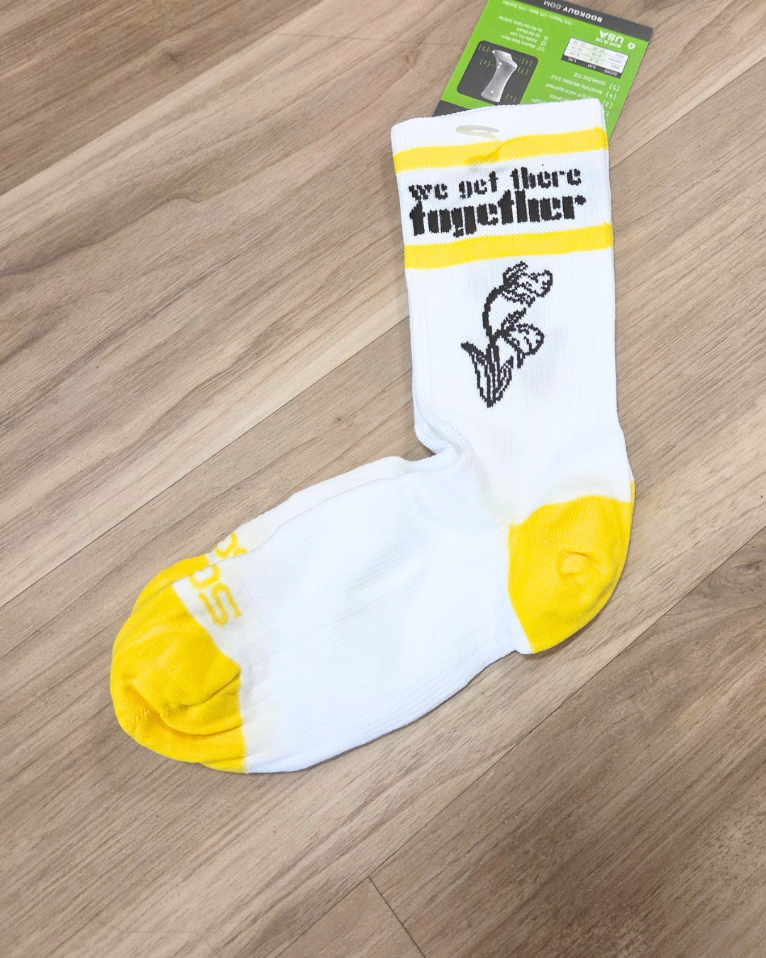 We Get There Together Custom Socks
