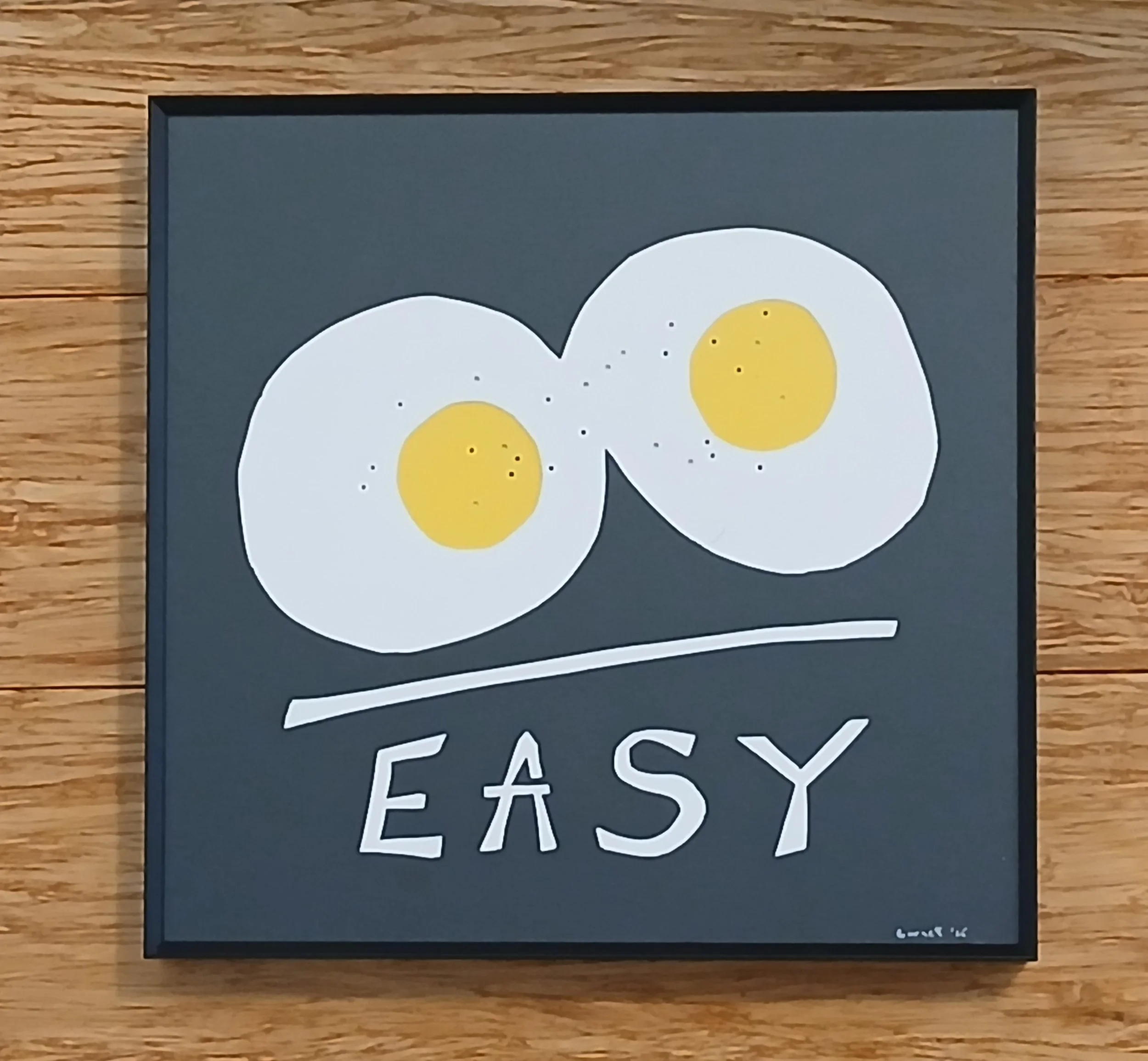 Two Eggs Over Easy with Salt and Pepper by Michael Garnett