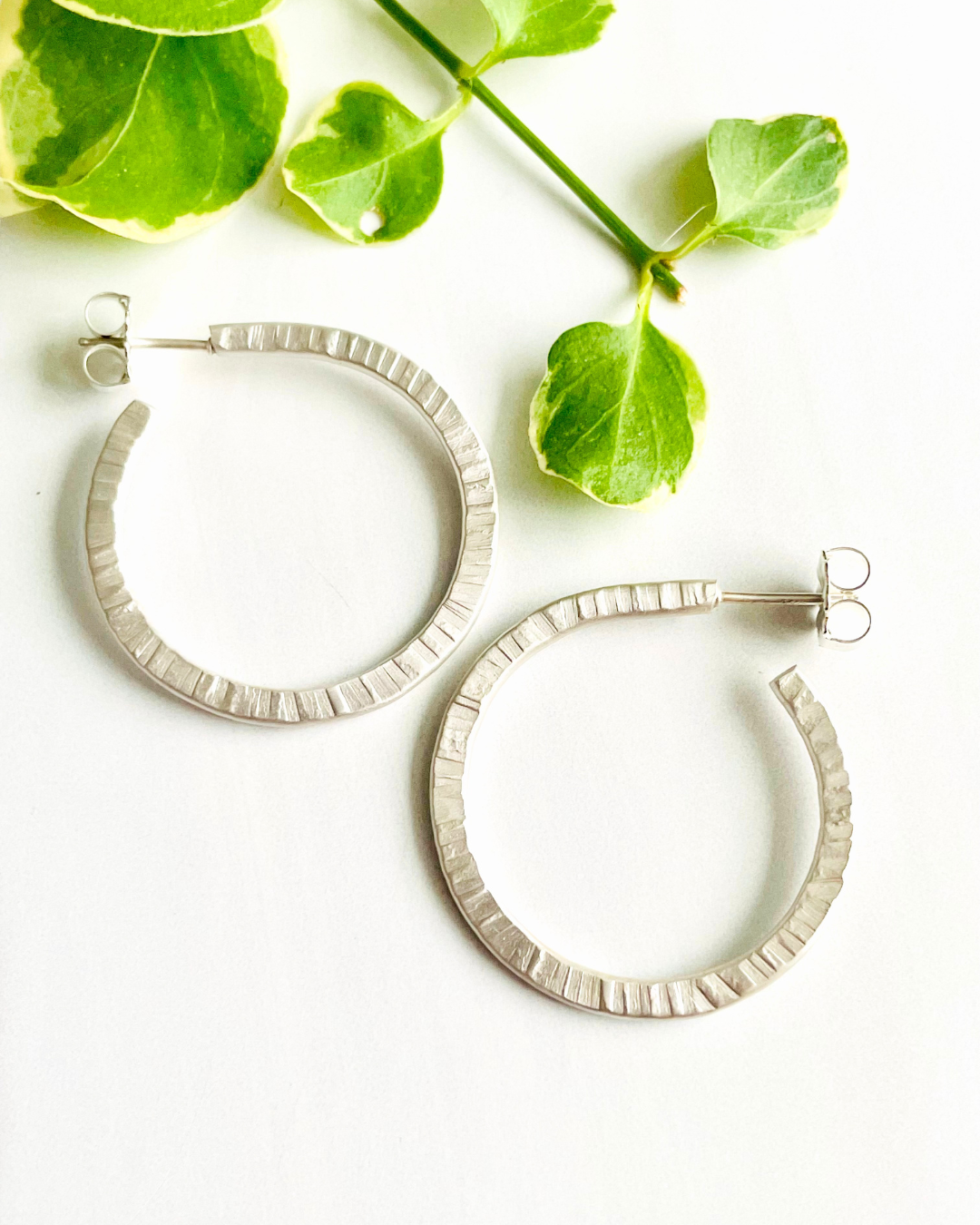 Birch Hoops by Lisa Gent
