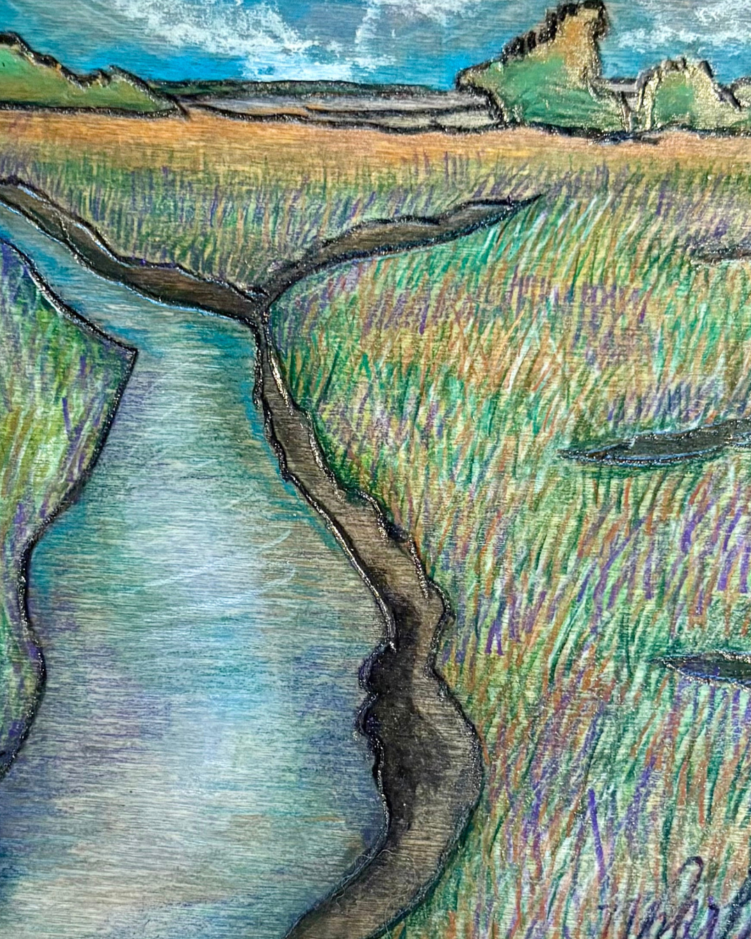 A marsh perspective by melissa perkins