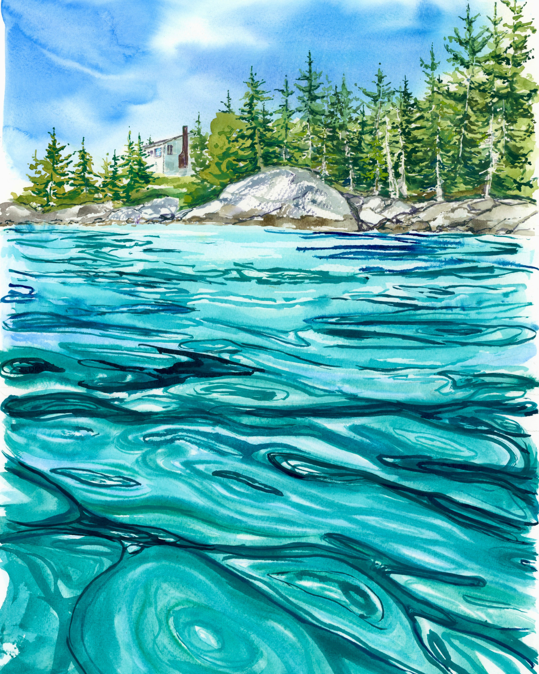 Kayaker's View by Lindsay Bohanske