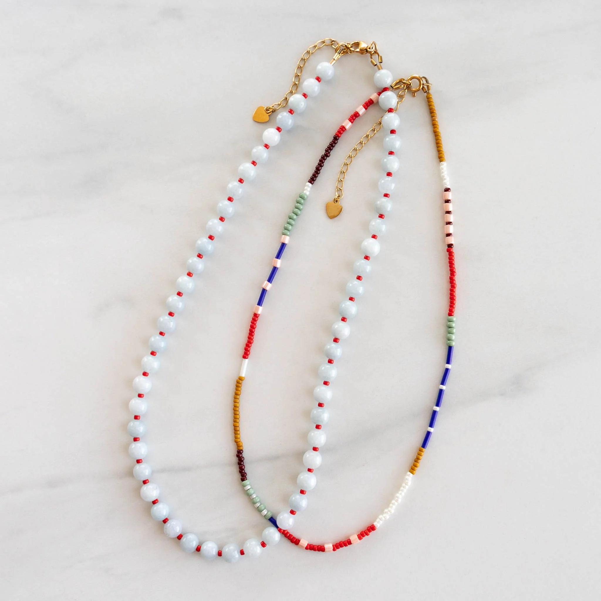 Cloud & Rowan Necklace Duo by Woodnote