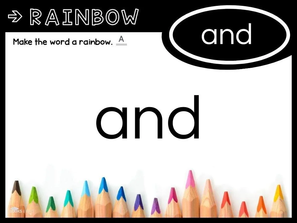 Dolch Sight Word Practice in Google Slides — Books & Bytes Canada