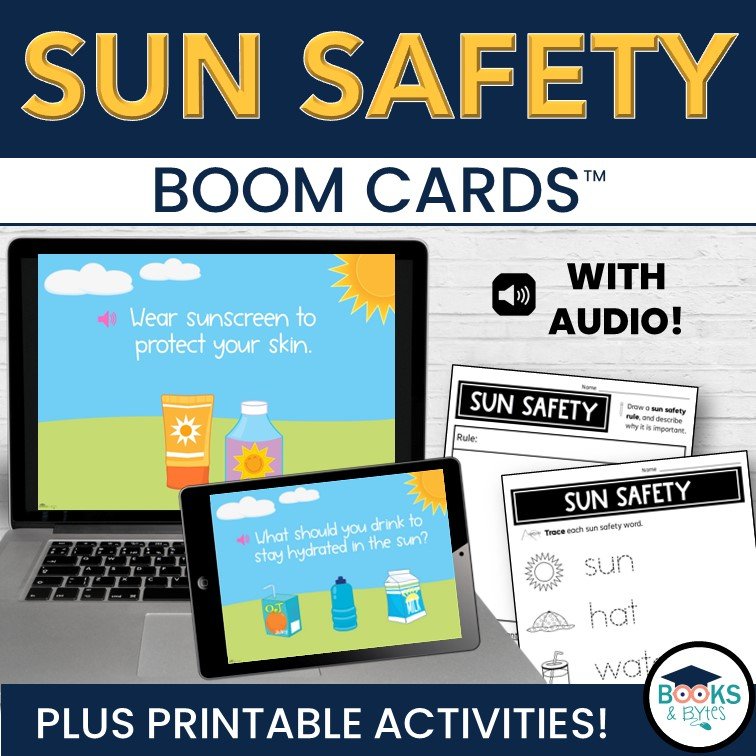 sun safety boom cards