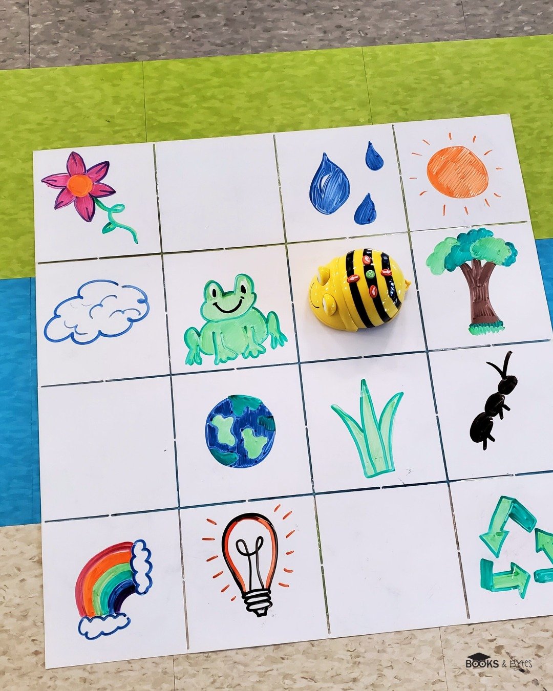 🌷 Simple SPRING coding idea right here! 🔽

If you have a Bee-Bot or Coding Mouse, this is a fun an easy coding activity for spring!

🌷 We used one of our dry-erase coding mats (which I LOVE! 😍) and our Bee-Bot robot. (You could also use paper or 