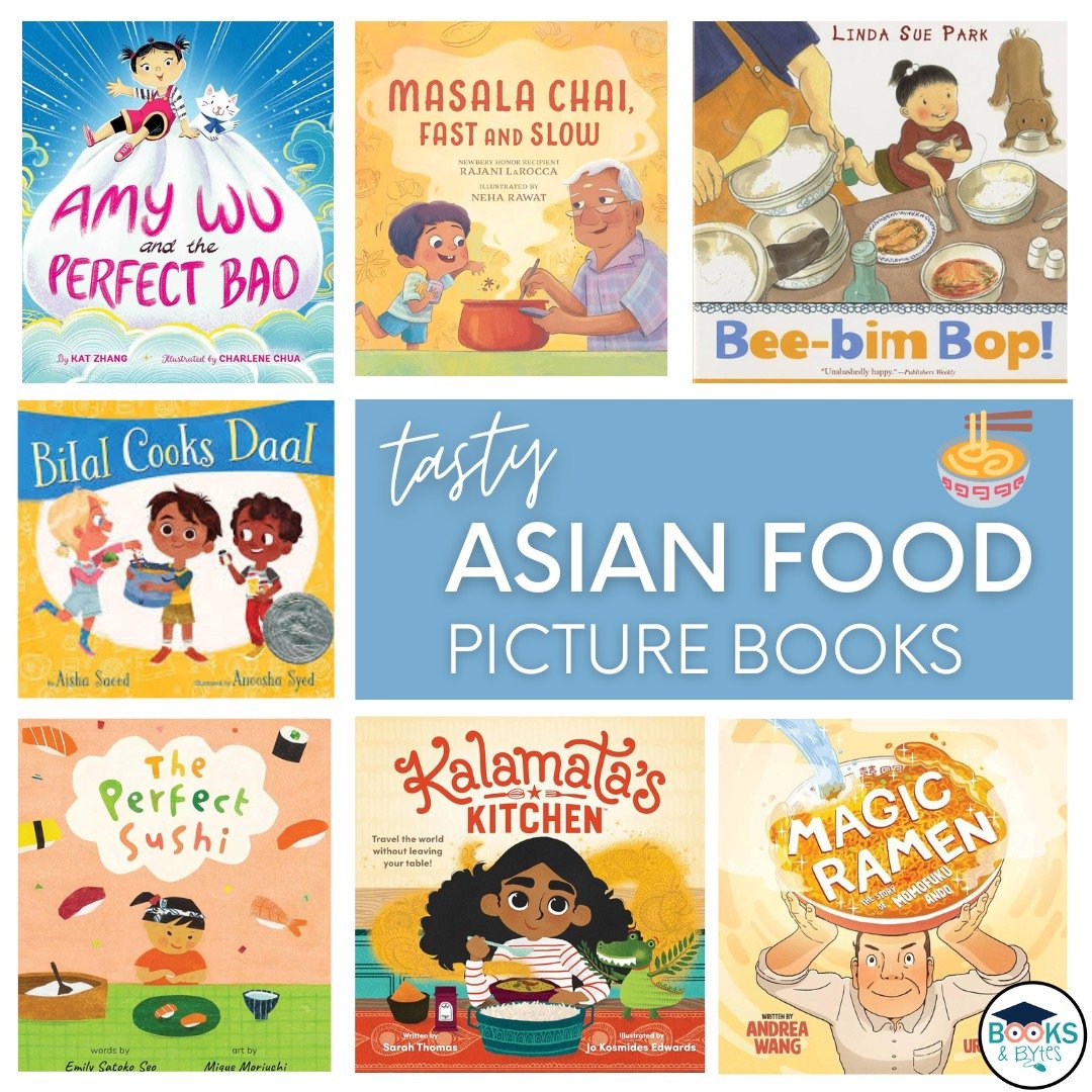 Asian Heritage Month - Food Edition!

Since May is Asian Heritage Month, I thought it would be fun to share some tasty books to celebrate Asian FOOD!

The books marked with NE also have fantastic soundscapes on @novel_effect 🎶

🍚 Amy Wu and the Per