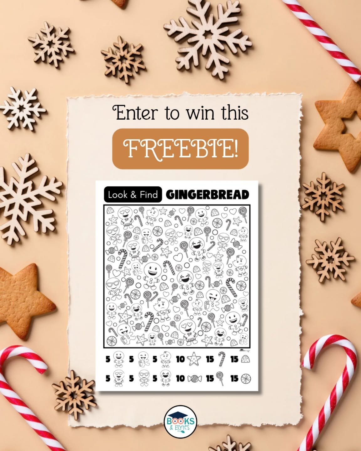 ENTER TO WIN THIS FREEBIE! 🤎

This cute Gingerbread LOOK &amp; FIND activity is perfect for holiday fun in your classroom or library! Great for bell-ringers, early finishers, or a fun center!

Would you like to win this resource?

🤎 Like this post
