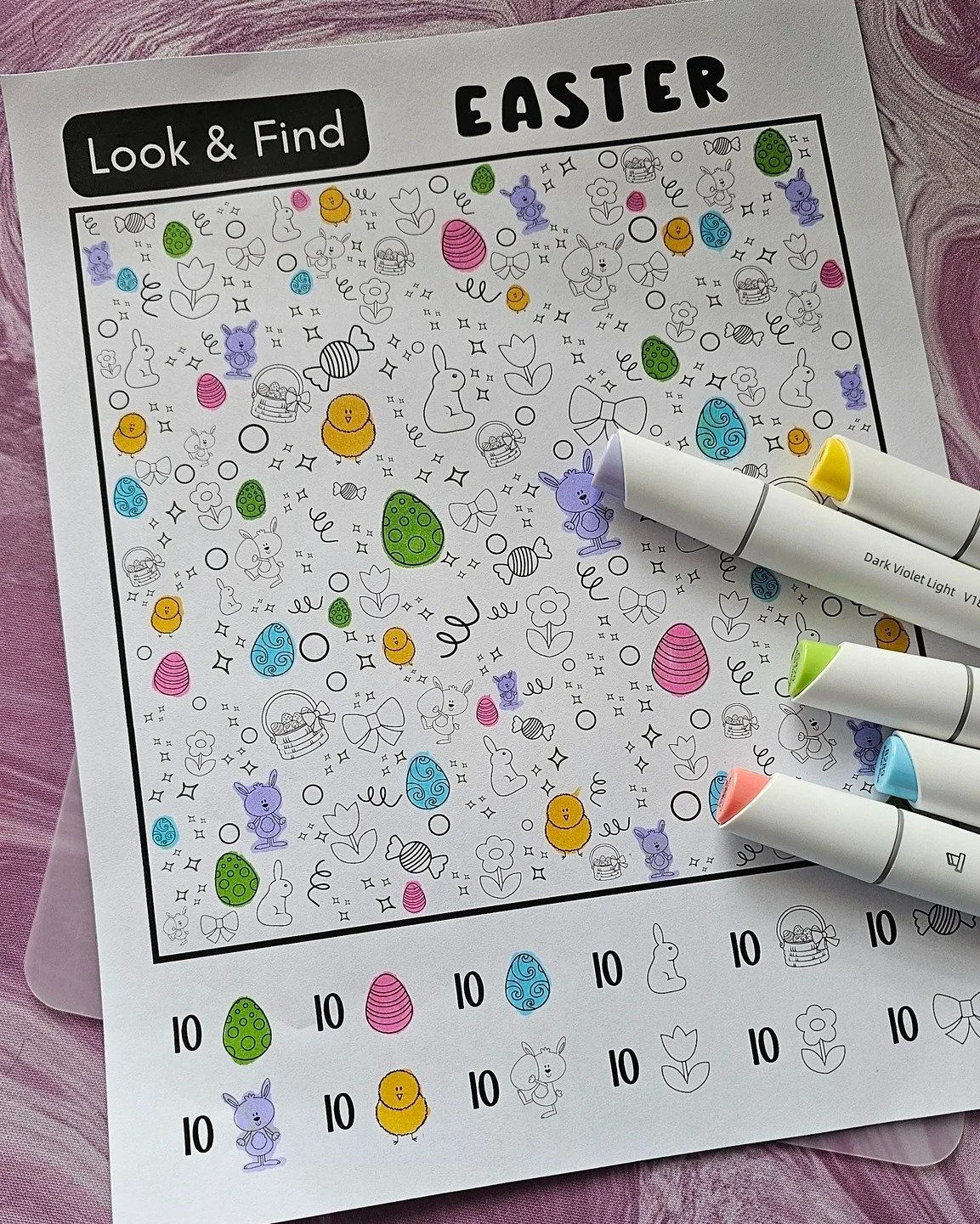 Looking for a fun and easy Easter activity? 🐰🌸

This Easter Look &amp; Find colouring sheet is perfect for early finishers or an engaging, holiday activity! 🐥🐰

(It will also makes life easier for you!!)

➡️ Just print, pass out, and let the East