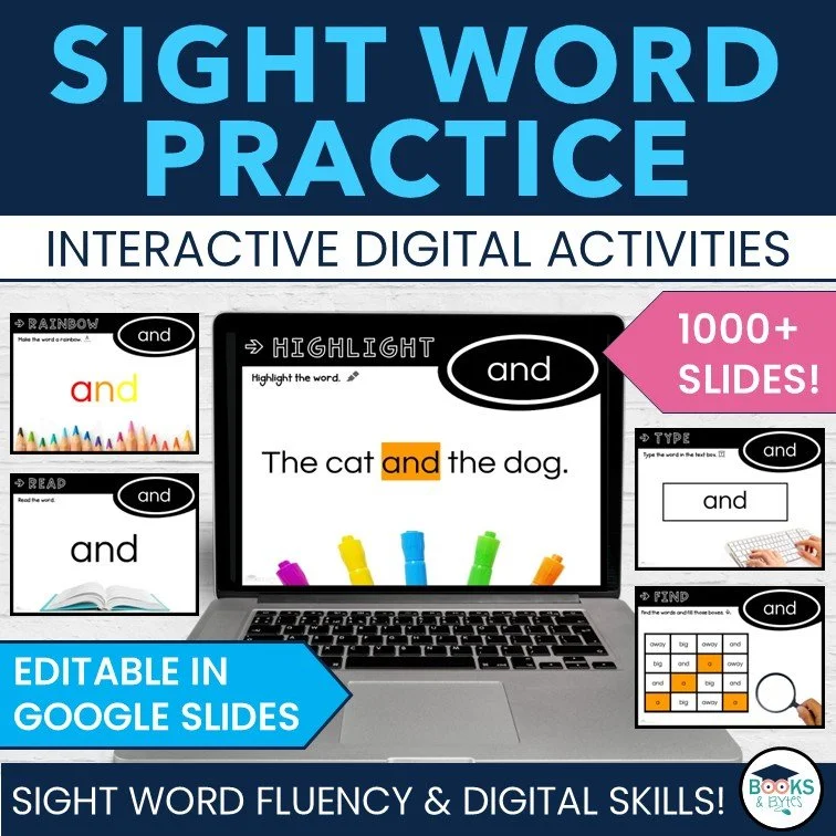 https://www.teacherspayteachers.com/Product/Google-Classroom-Reading-Activities-Editable-Sight-Word-Centers-on-Google-Slides-4726794