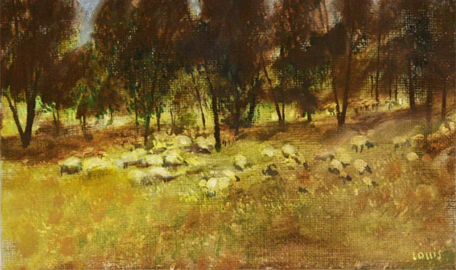 Sheep Oil on canvas. #A57