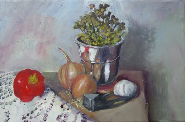 Vegetables Oil on canvas. #A91