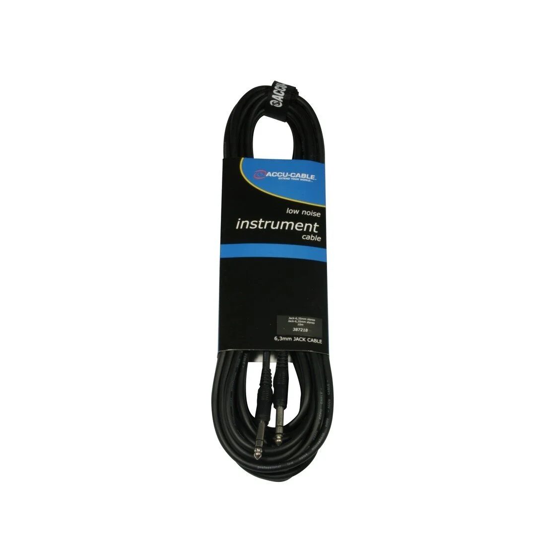 AC-J6S/10 Jack-cable 6,3mm S 10m