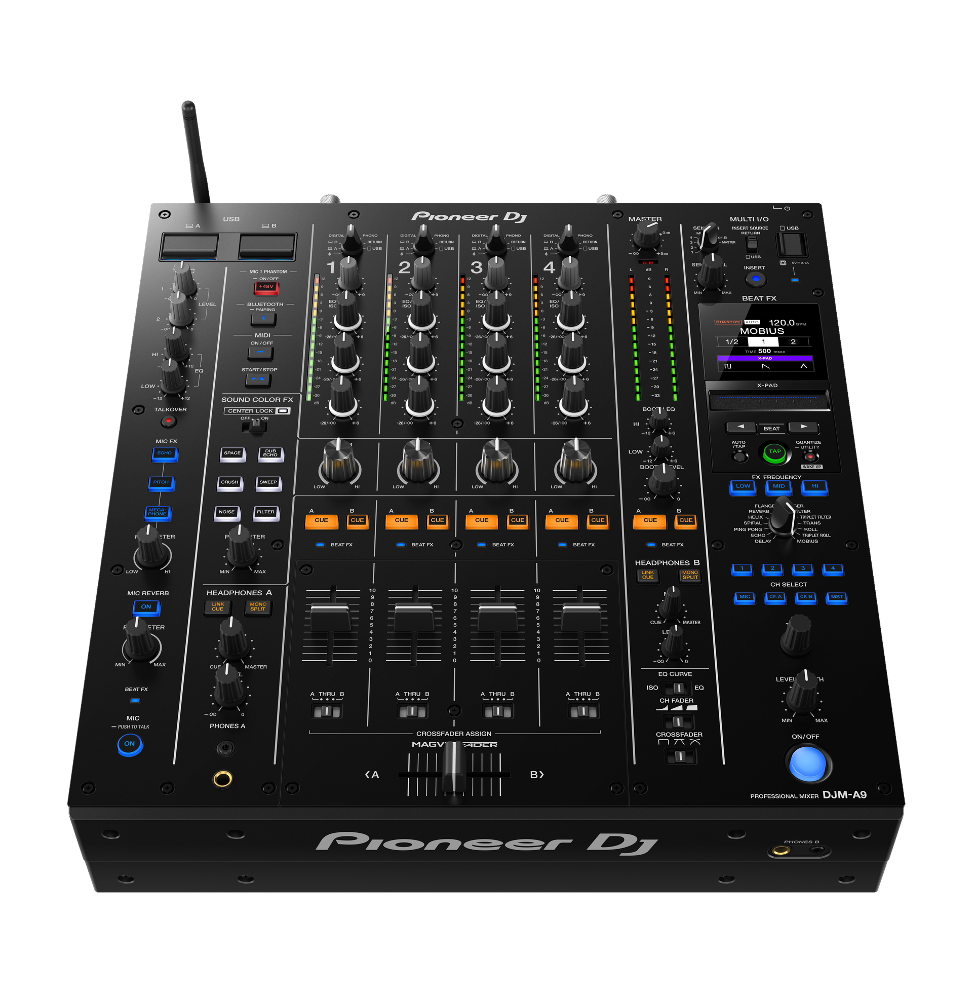DJM-A9 Top Angled