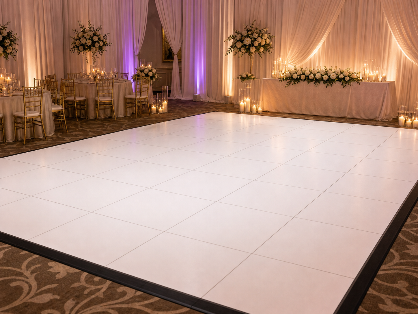 Dancefloor Stage Cyprus Wedding
