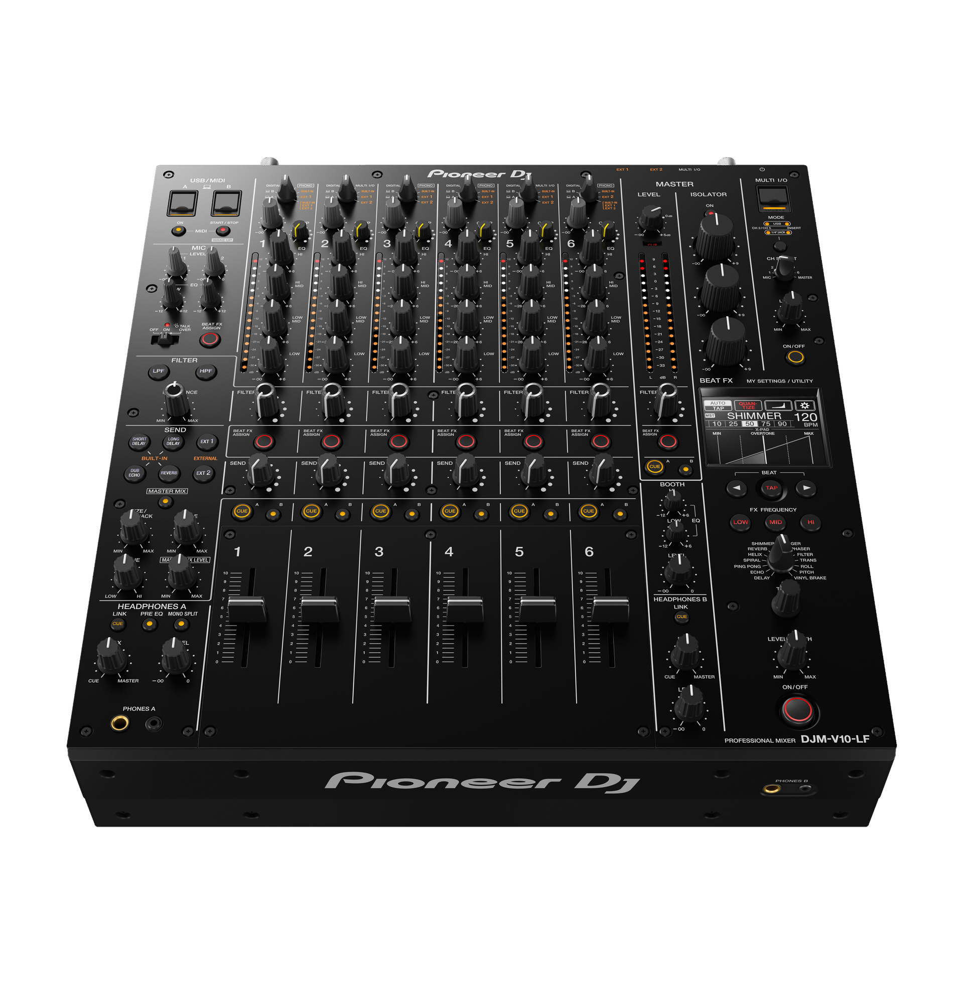DJM-V10-LF Top Angled