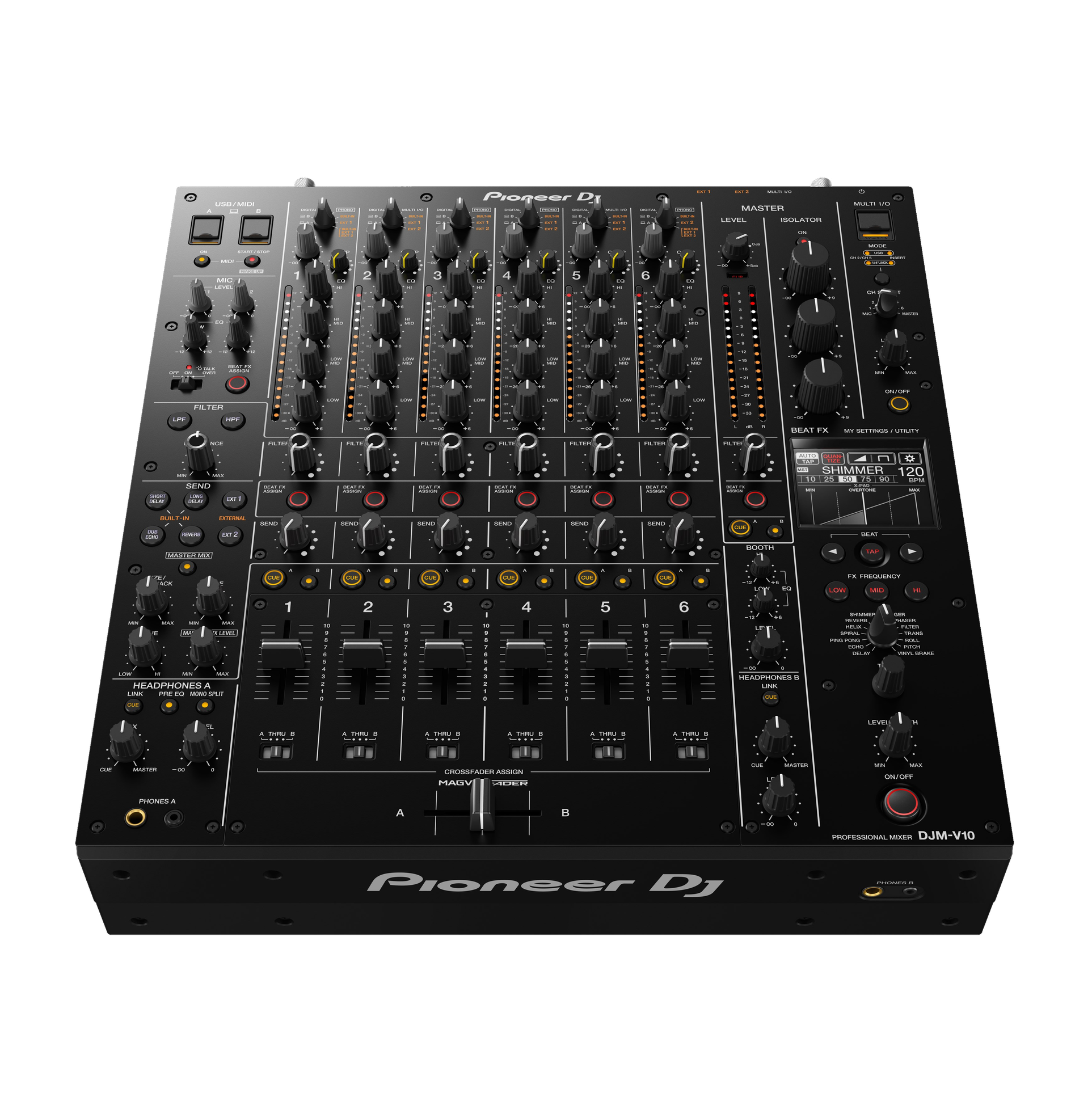 DJM-V10 Top Angled