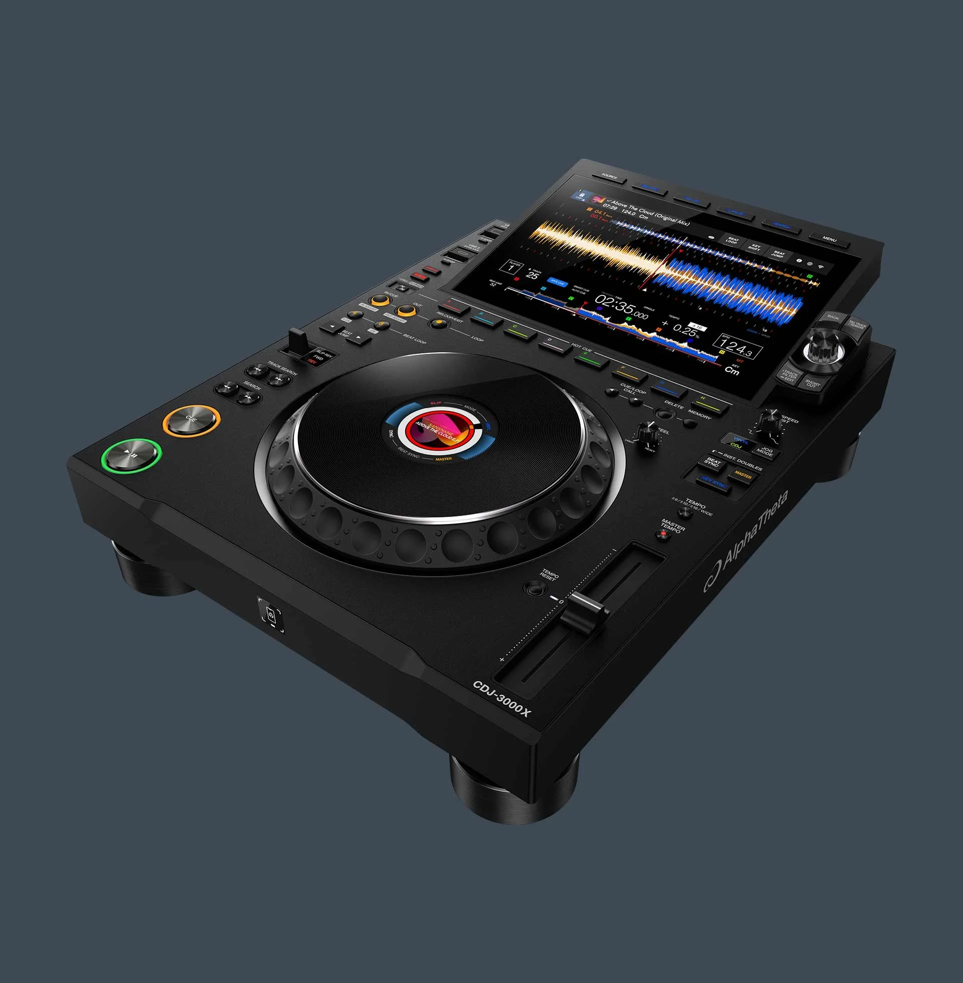 CDJ3000X Side Angled