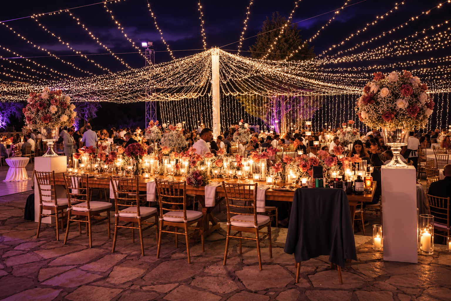 Fairy Lights Wedding Cyprus