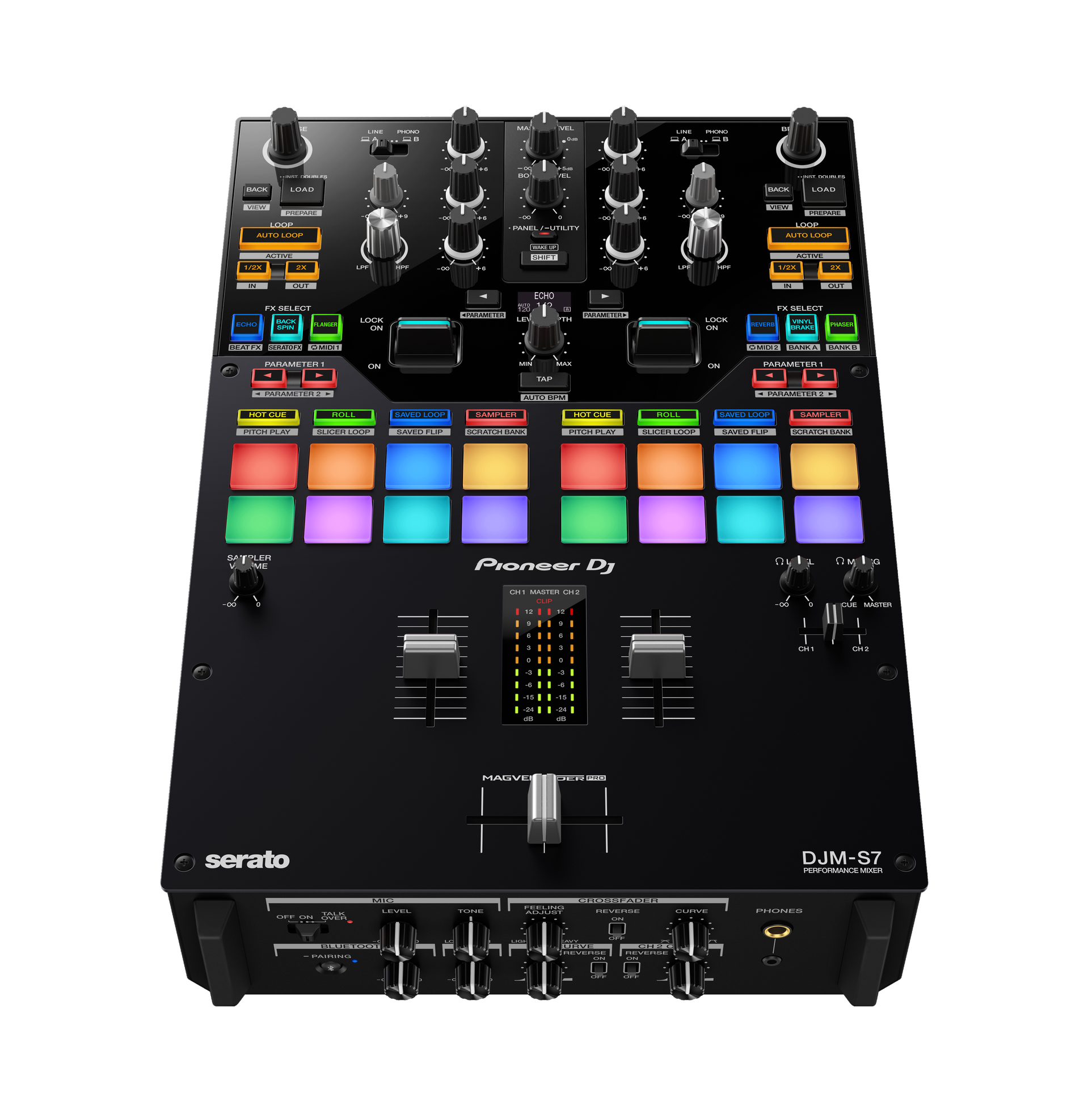 DJM-S7 Top Angled