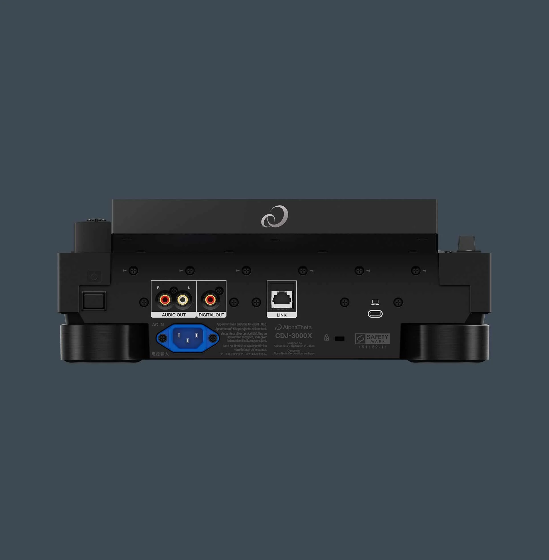 CDJ3000X Back