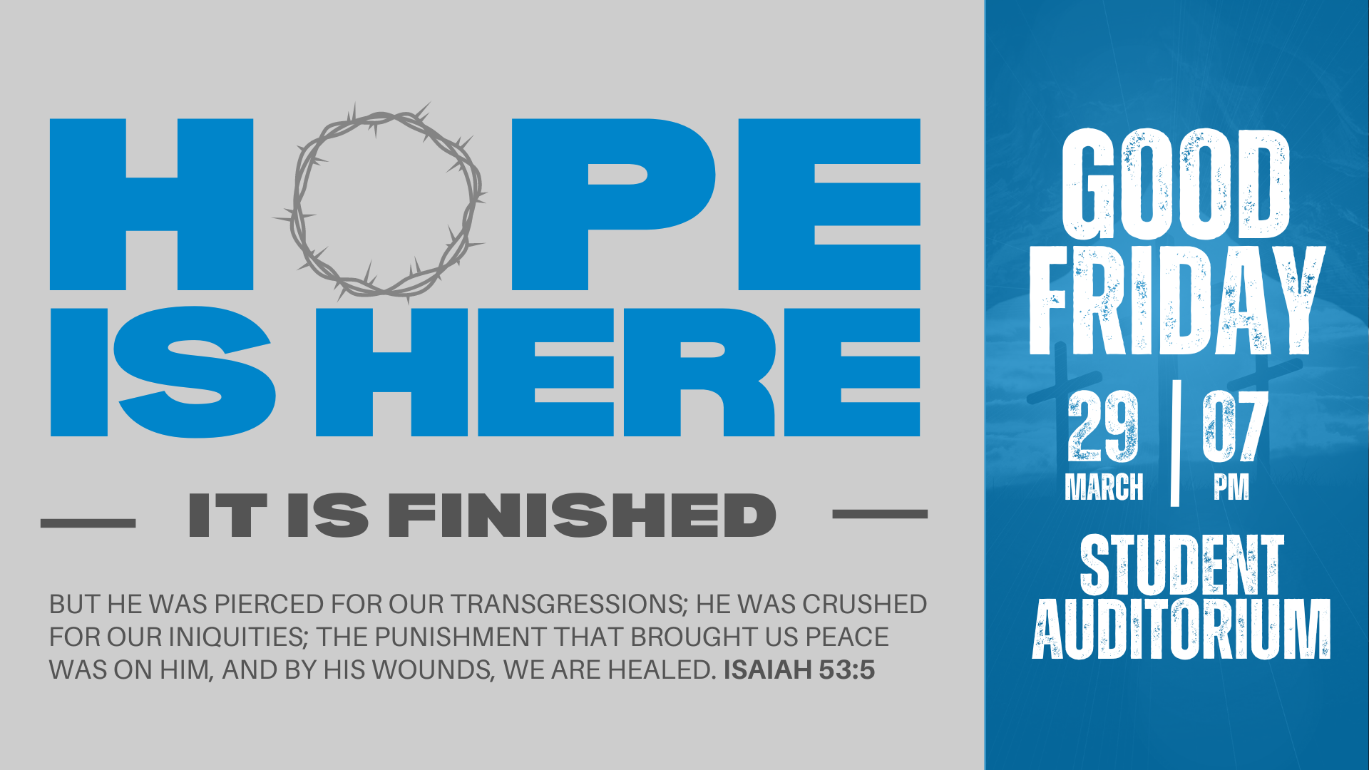 Good Friday at Hope