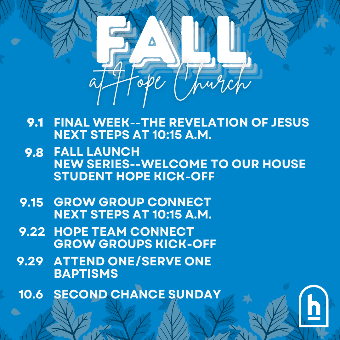 Fall at Hope Church